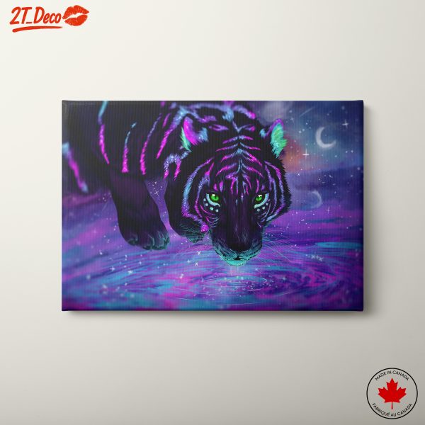 Vibrant Stylized Tiger Artwork