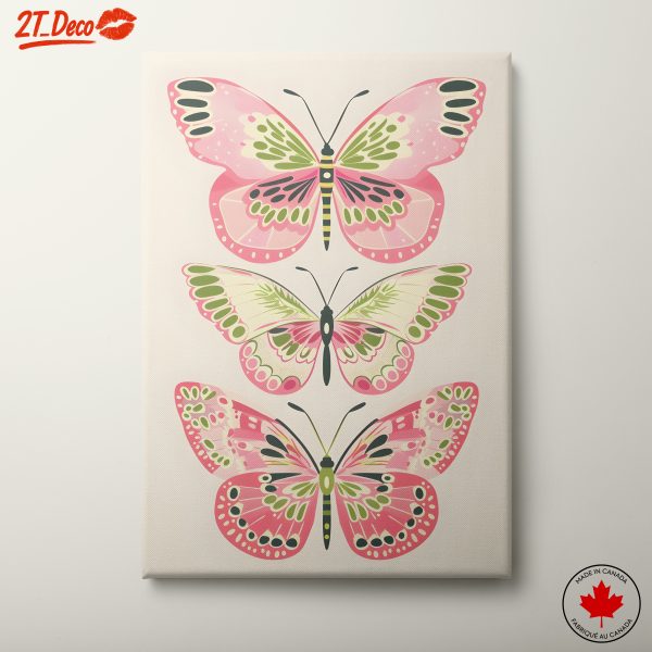 Vibrant Butterflies Art for Decor