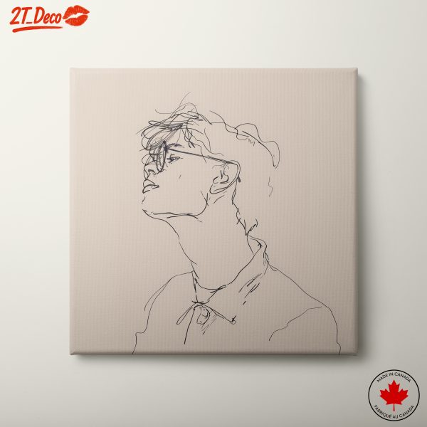 Stylized Contemporary Portrait of a Young Person