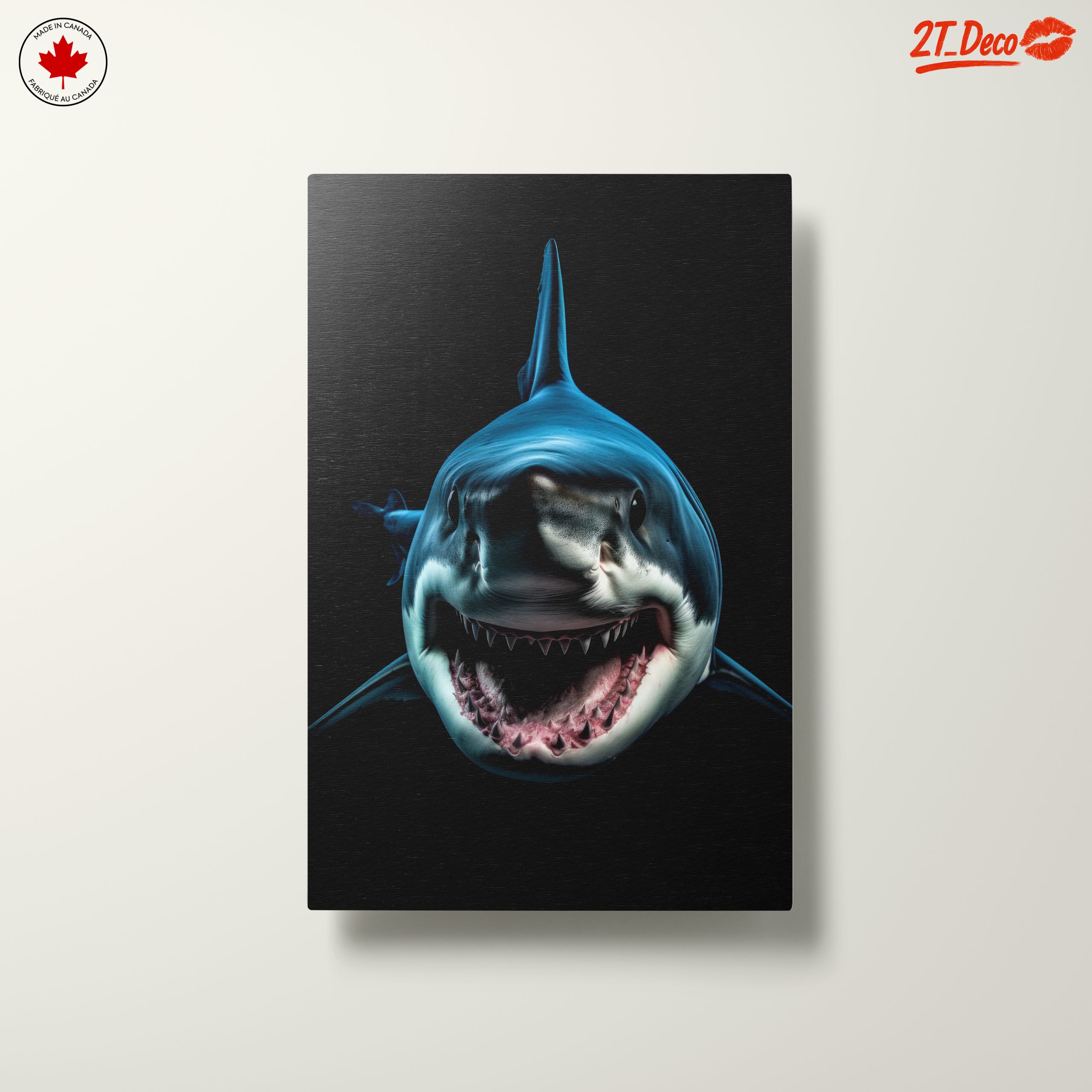 Vibrant Shark Wall Art - Image 10