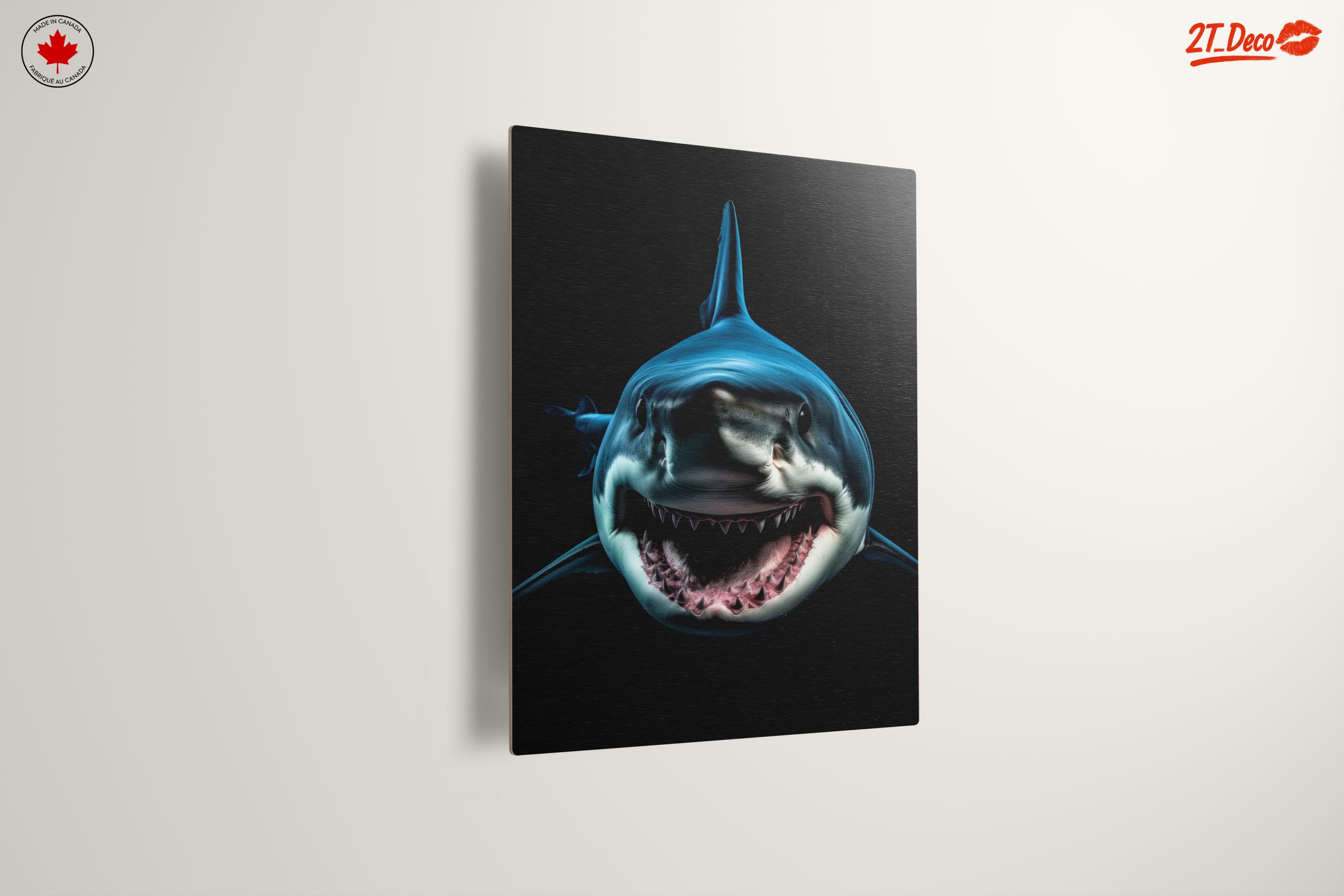 Vibrant Shark Wall Art - Image 13