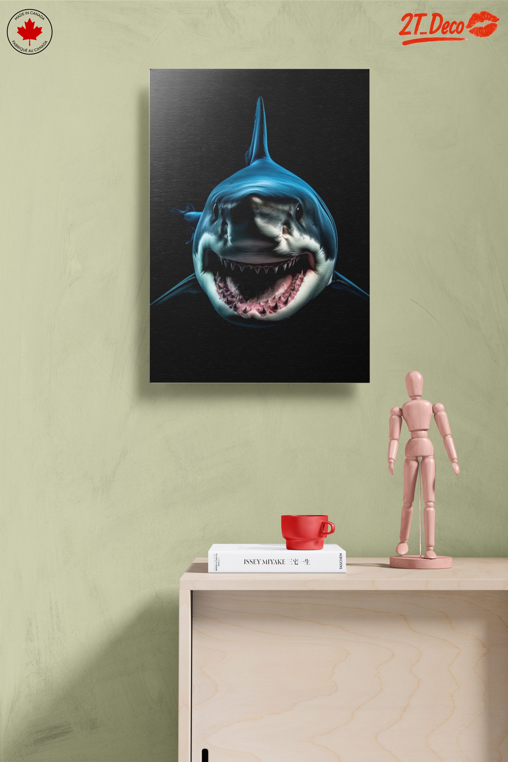 Vibrant Shark Wall Art - Image 14