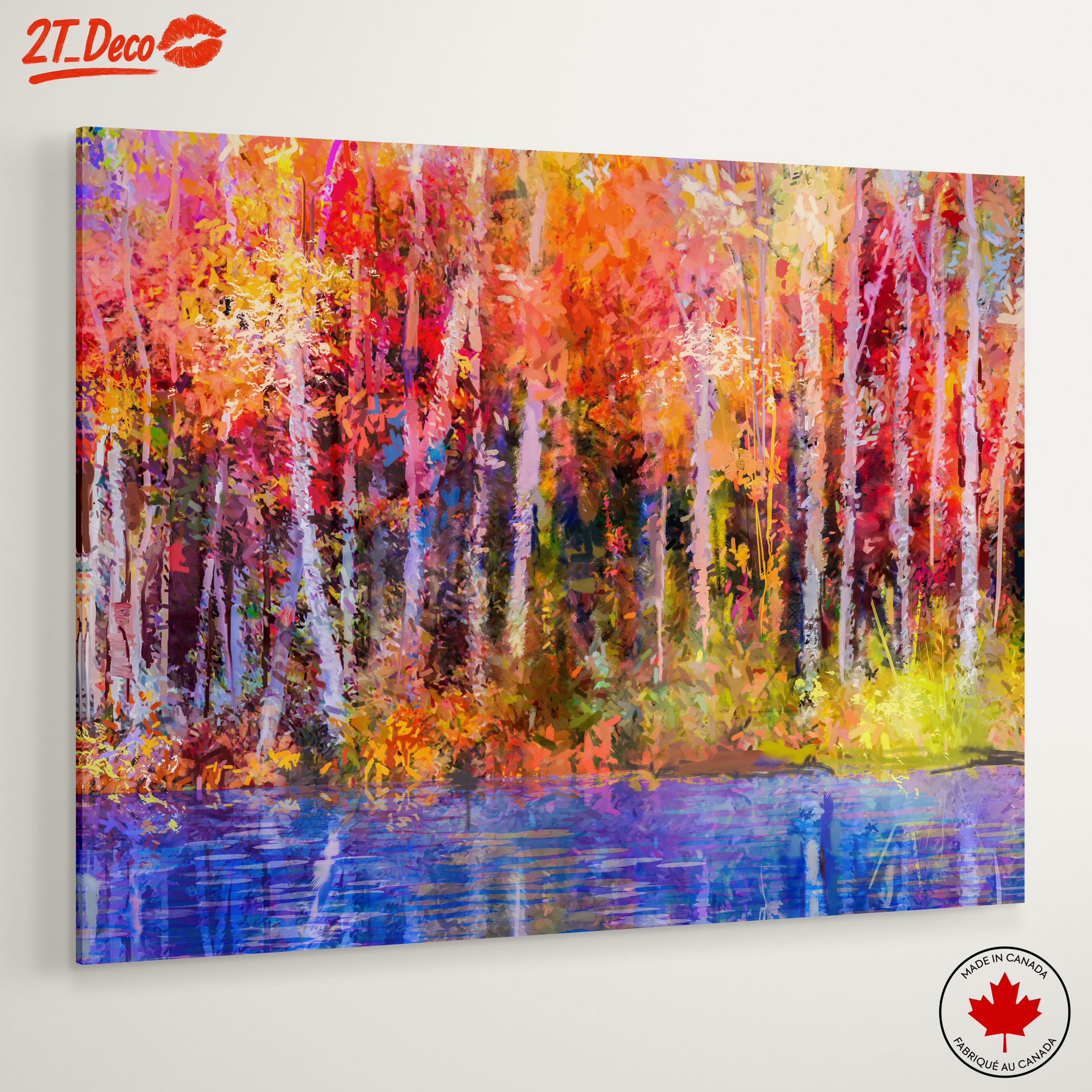 Vibrant Nature Landscape with Colorful Trees - Image 6
