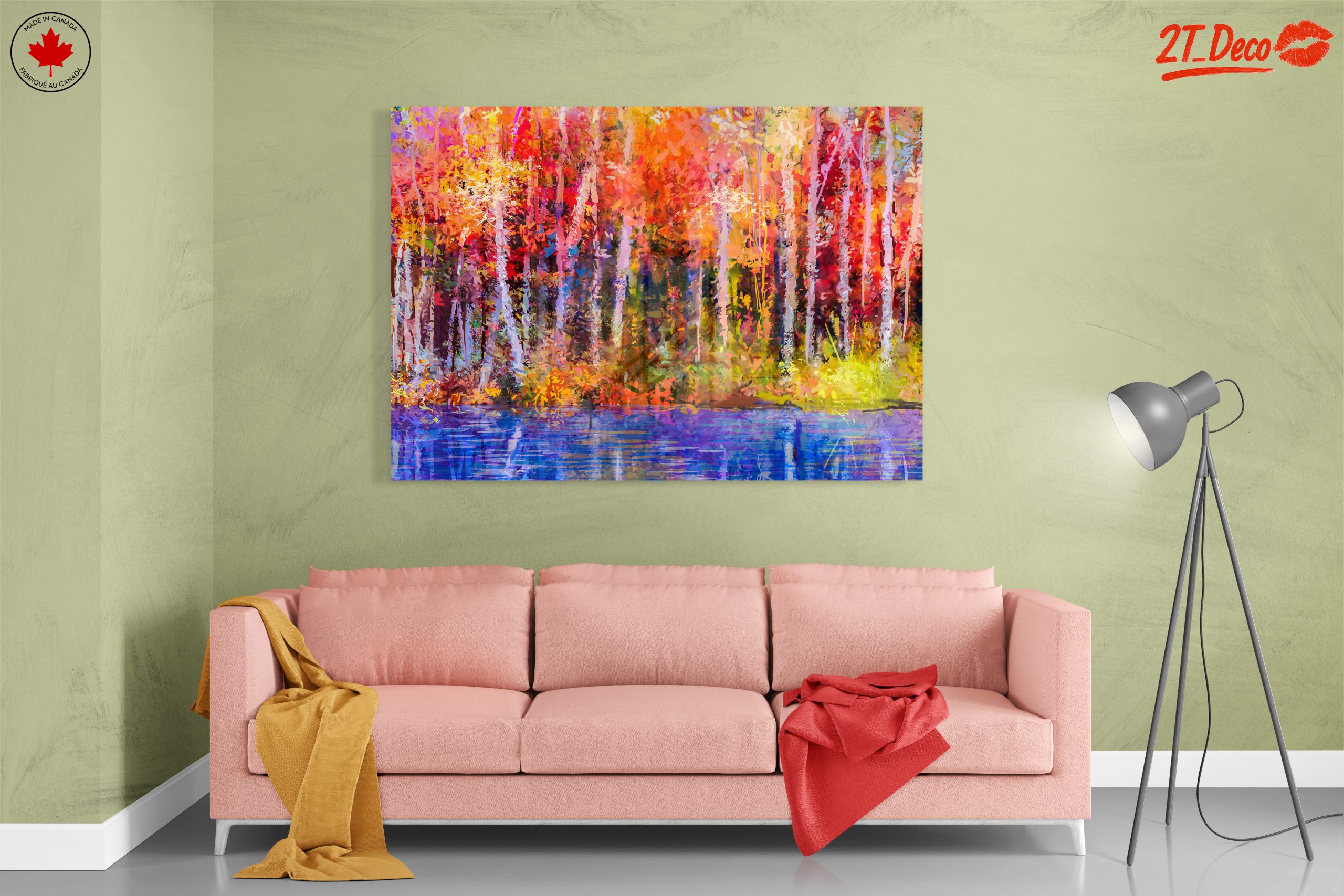 Vibrant Nature Landscape with Colorful Trees - Image 7