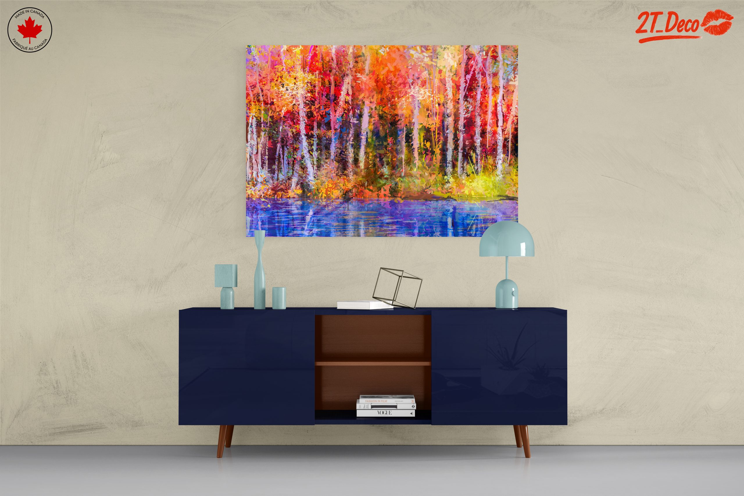 Vibrant Nature Landscape with Colorful Trees - Image 8