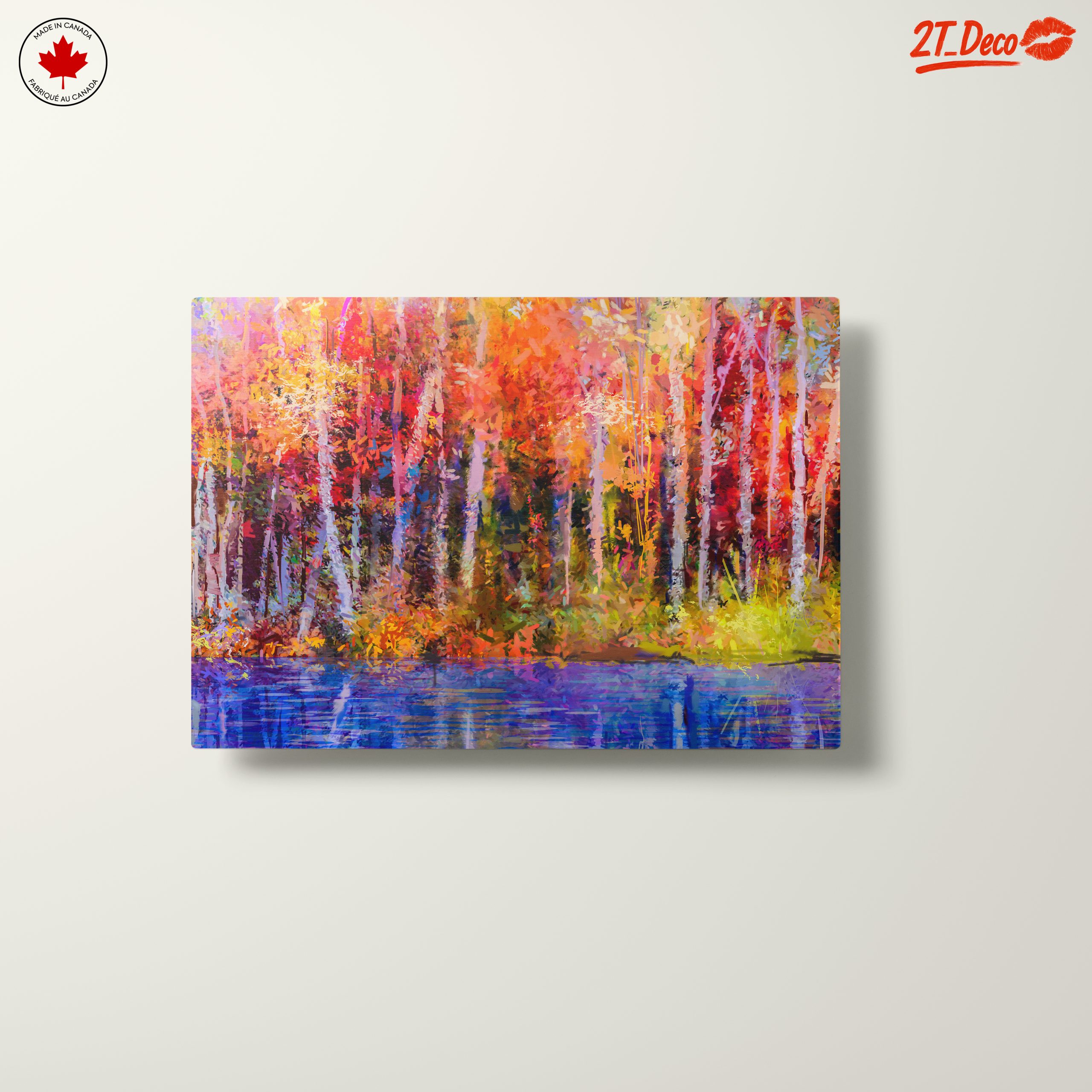 Vibrant Nature Landscape with Colorful Trees - Image 10