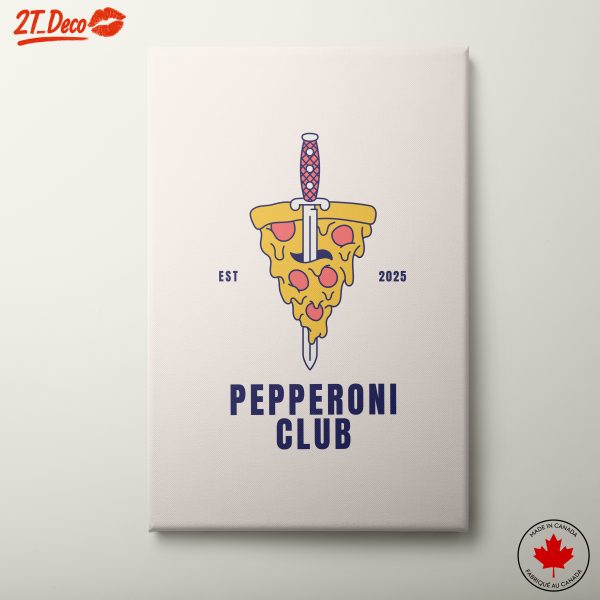 Funny Pizza Club Artwork for Food Lovers
