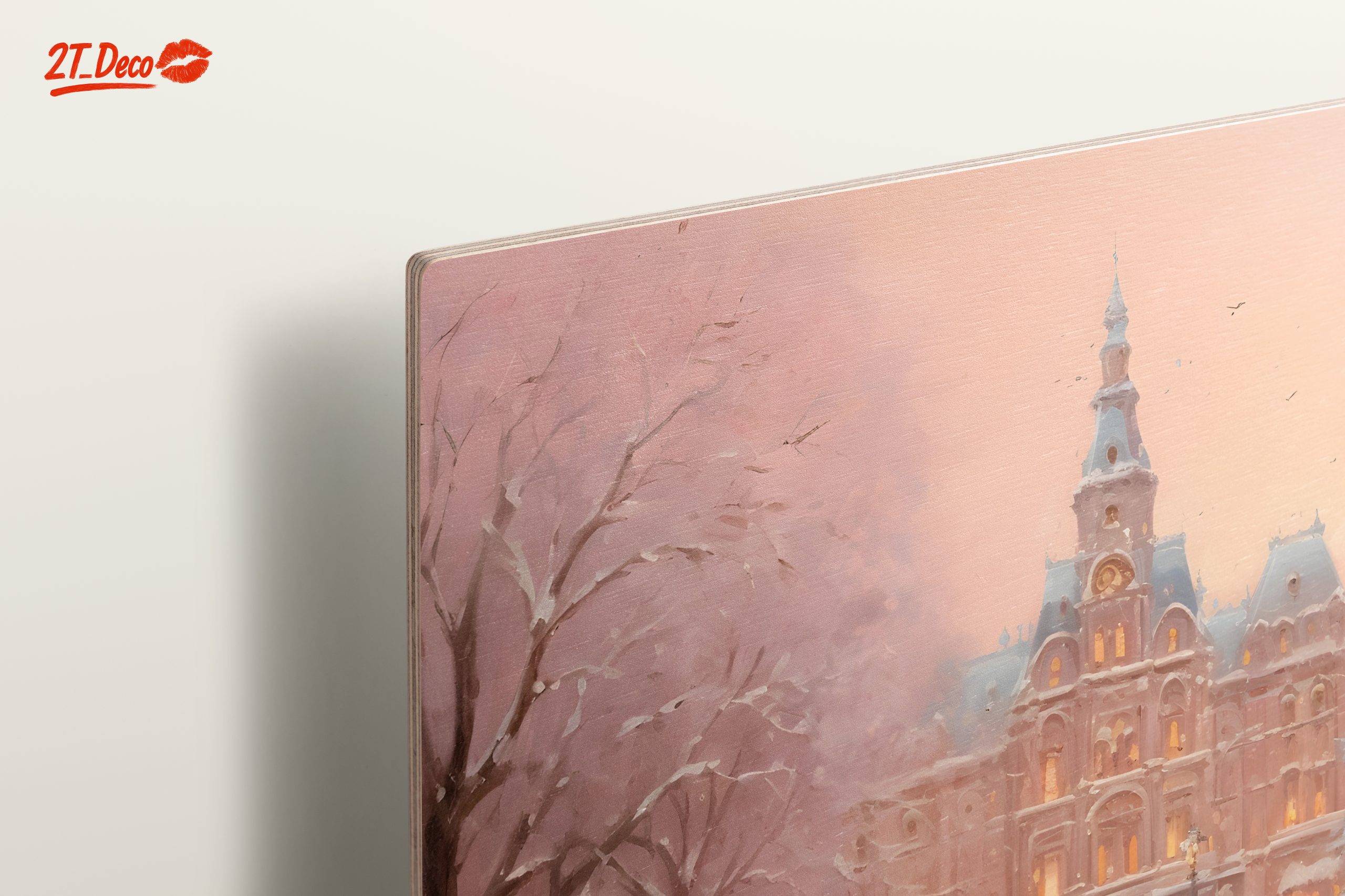 Charming Winter Cityscape with Snow - Image 15
