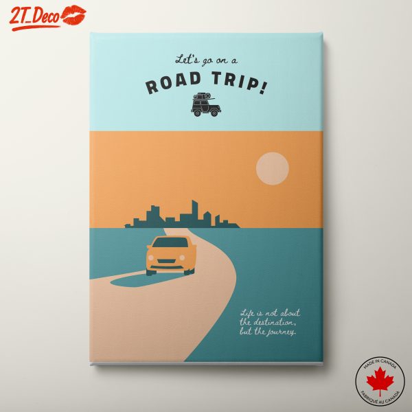 Adventure Road Trip Landscape Art