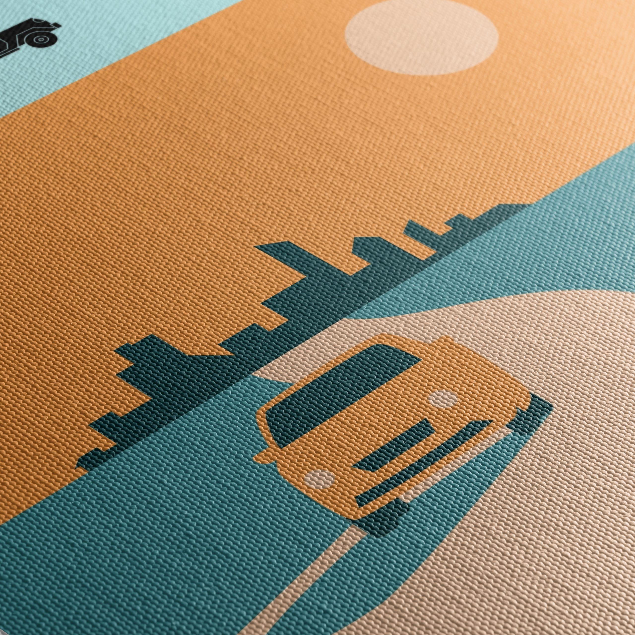 Adventure Road Trip Landscape Art - Image 5