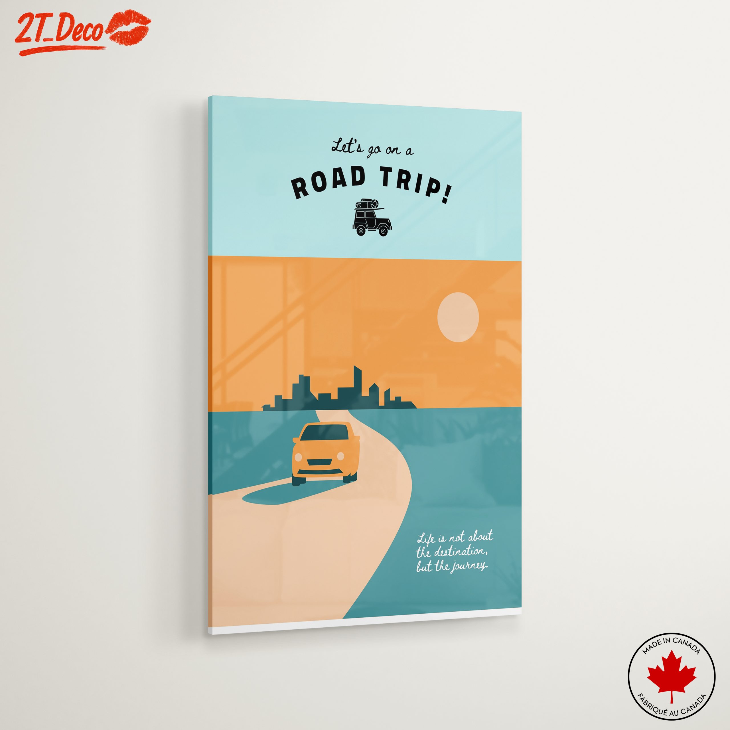 Adventure Road Trip Landscape Art - Image 6