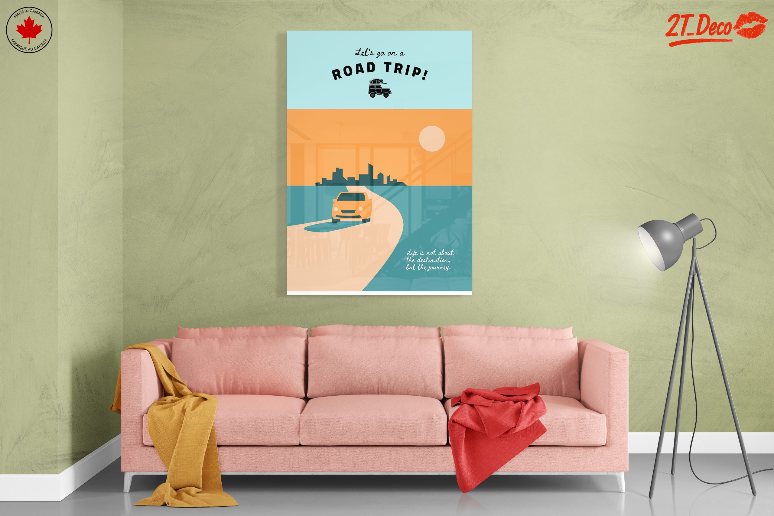 Adventure Road Trip Landscape Art - Image 7