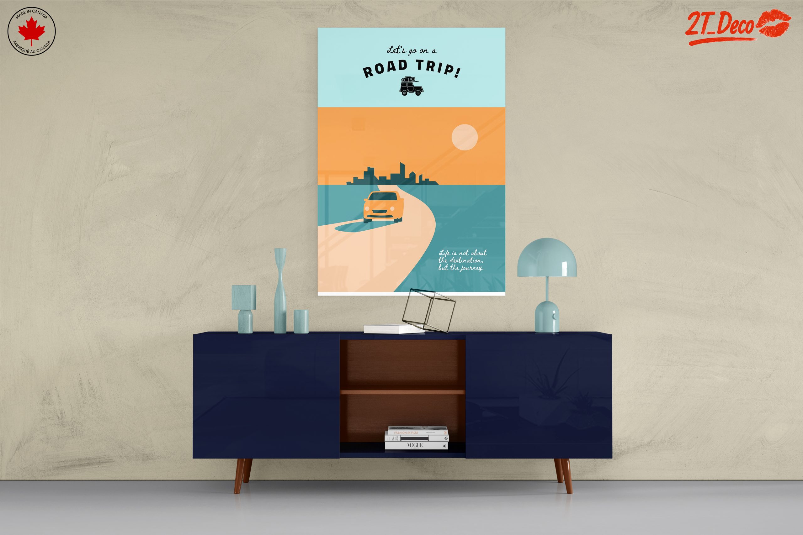 Adventure Road Trip Landscape Art - Image 8