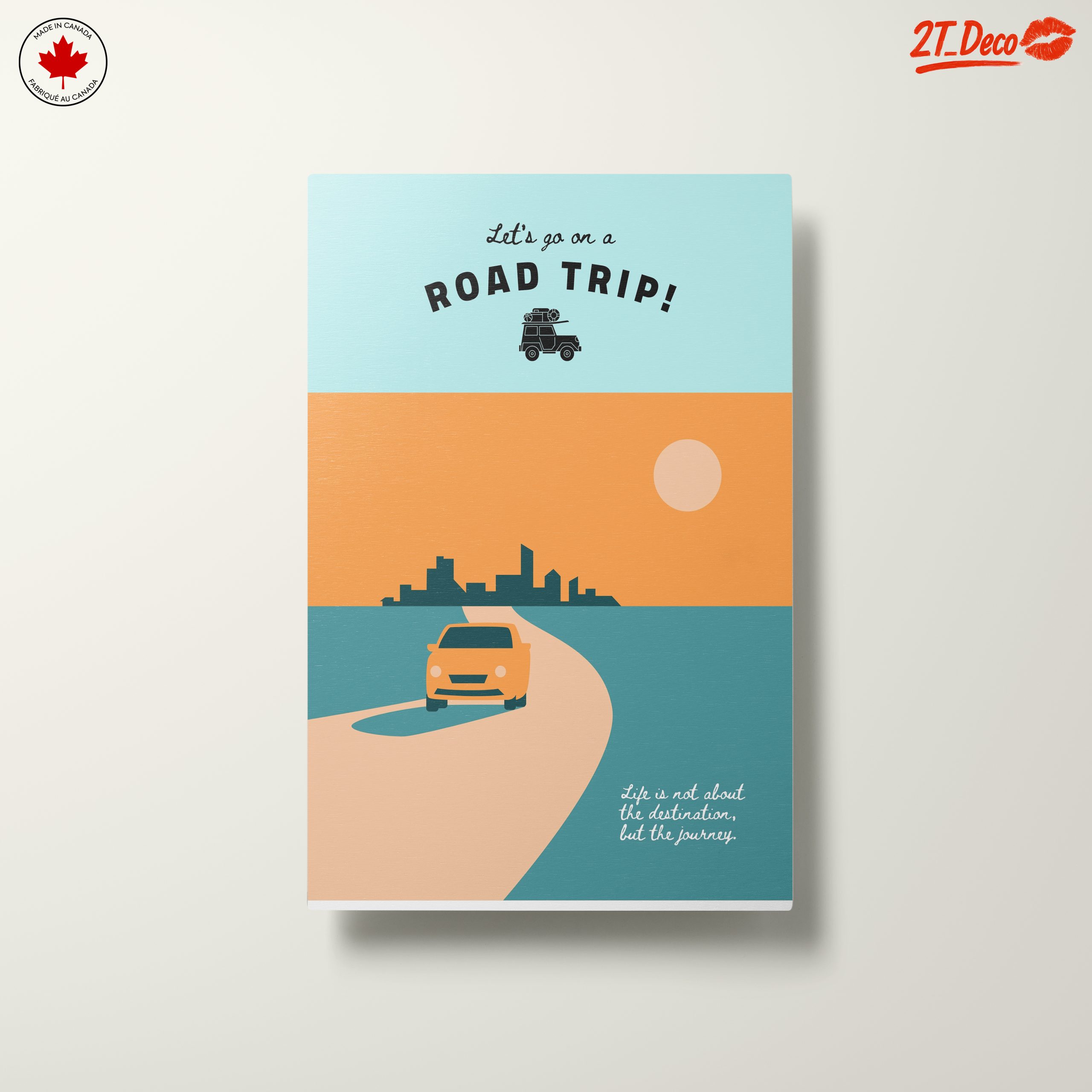 Adventure Road Trip Landscape Art - Image 10