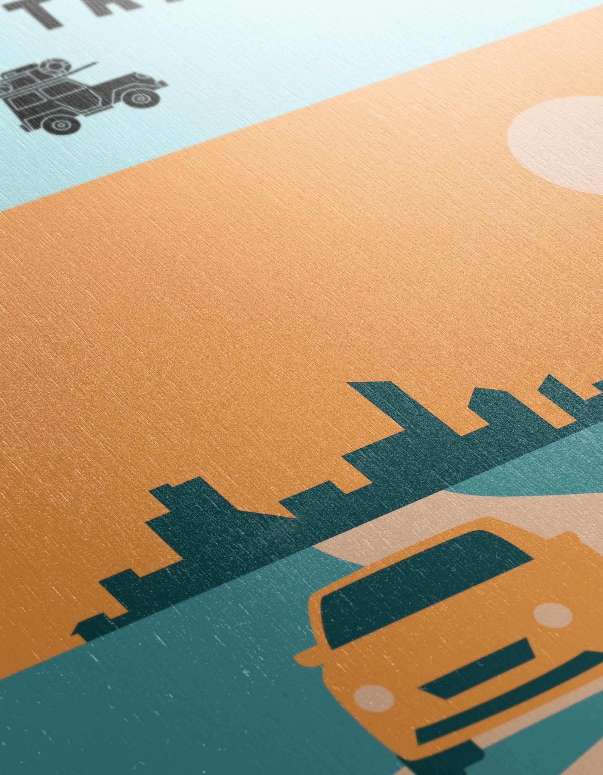 Adventure Road Trip Landscape Art - Image 12