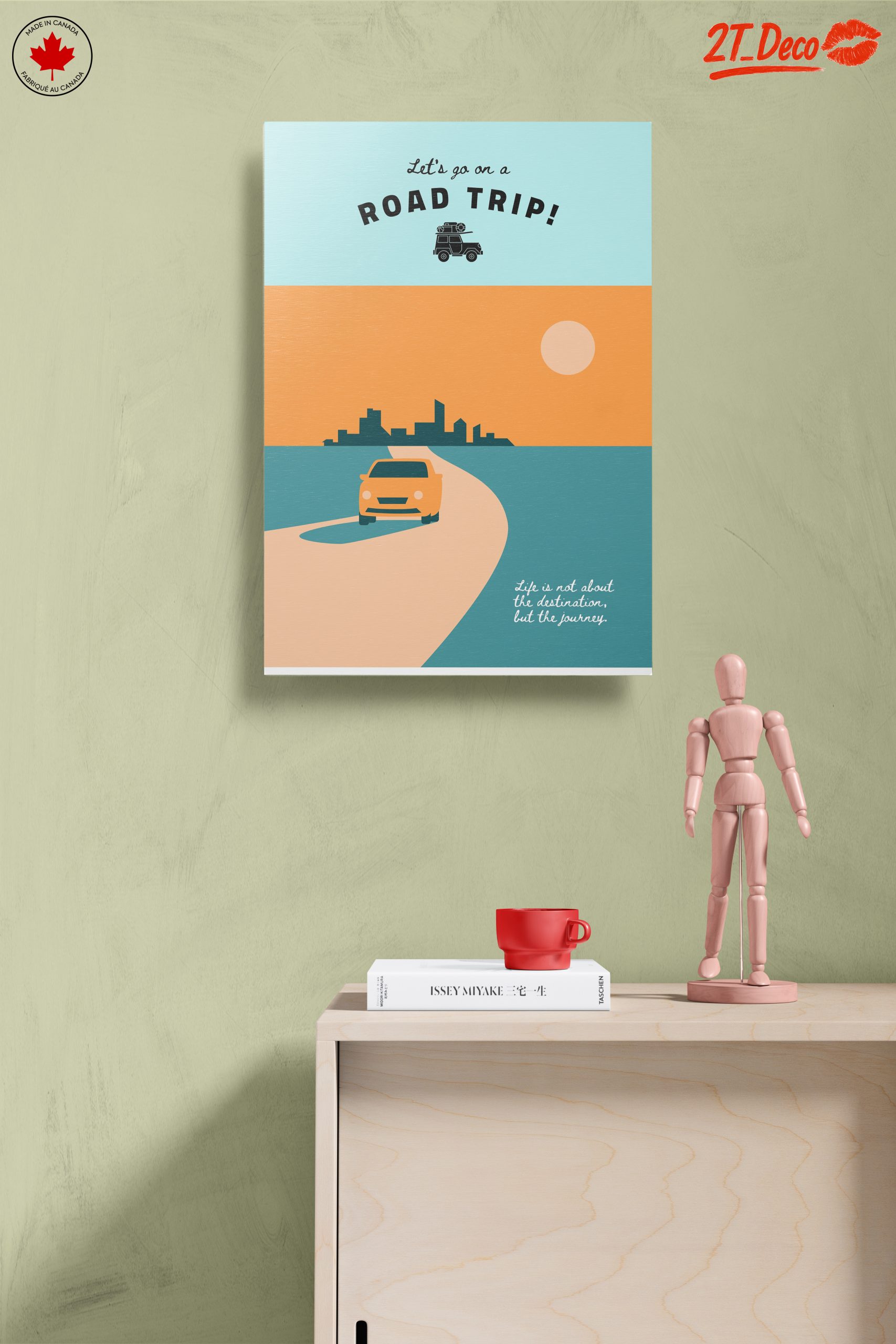 Adventure Road Trip Landscape Art - Image 14