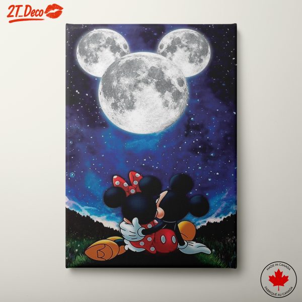 Mickey and Minnie Under the Moonlight