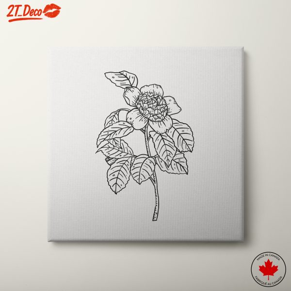 Stylized Botanical Leaf Illustration 2