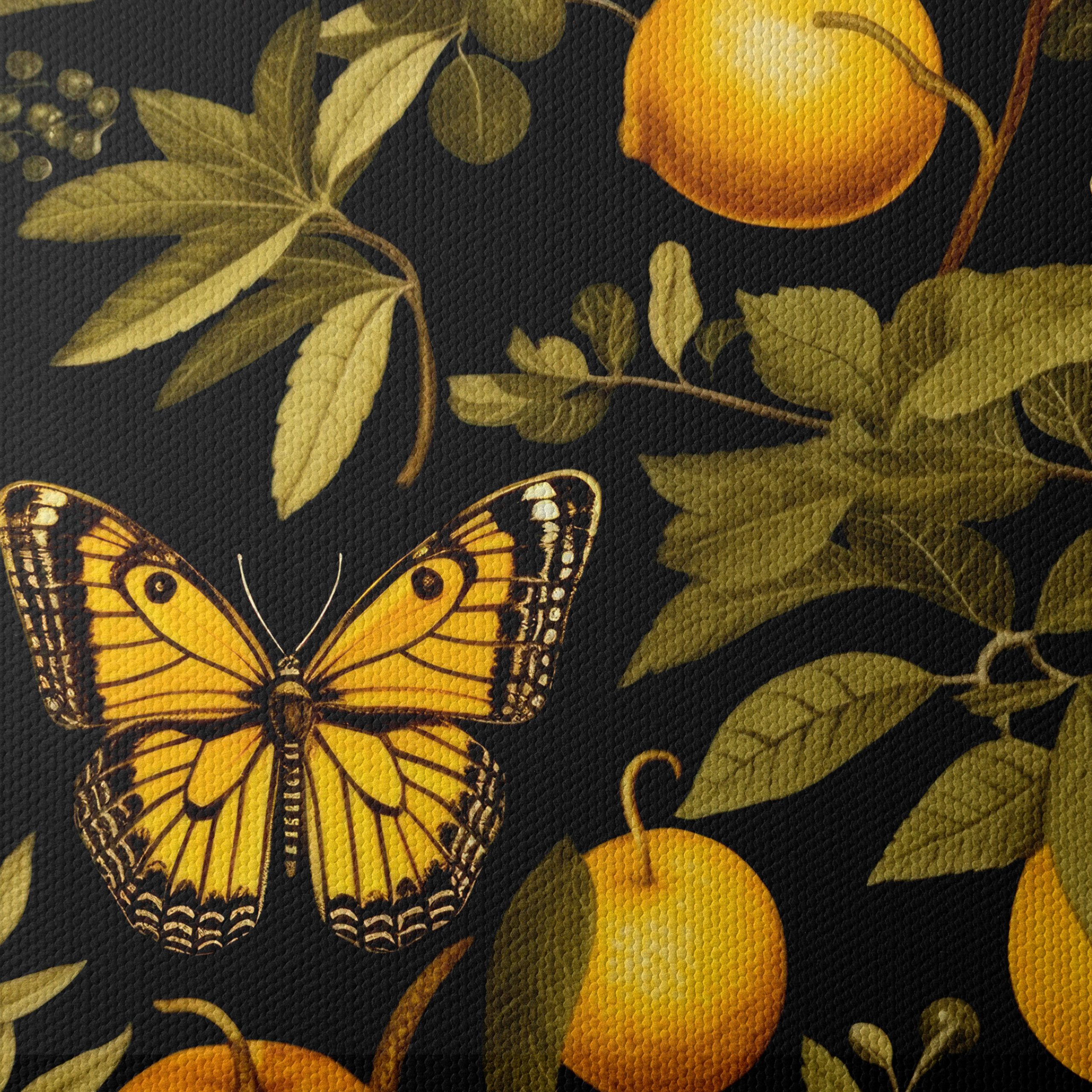 Butterfly and Citrus Botanical Artwork - Image 4