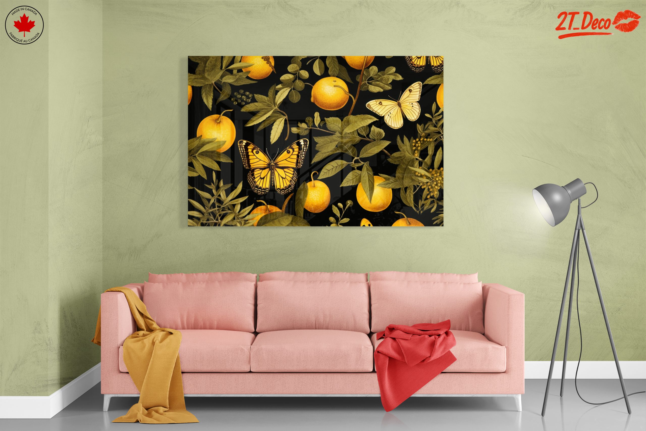 Butterfly and Citrus Botanical Artwork - Image 7