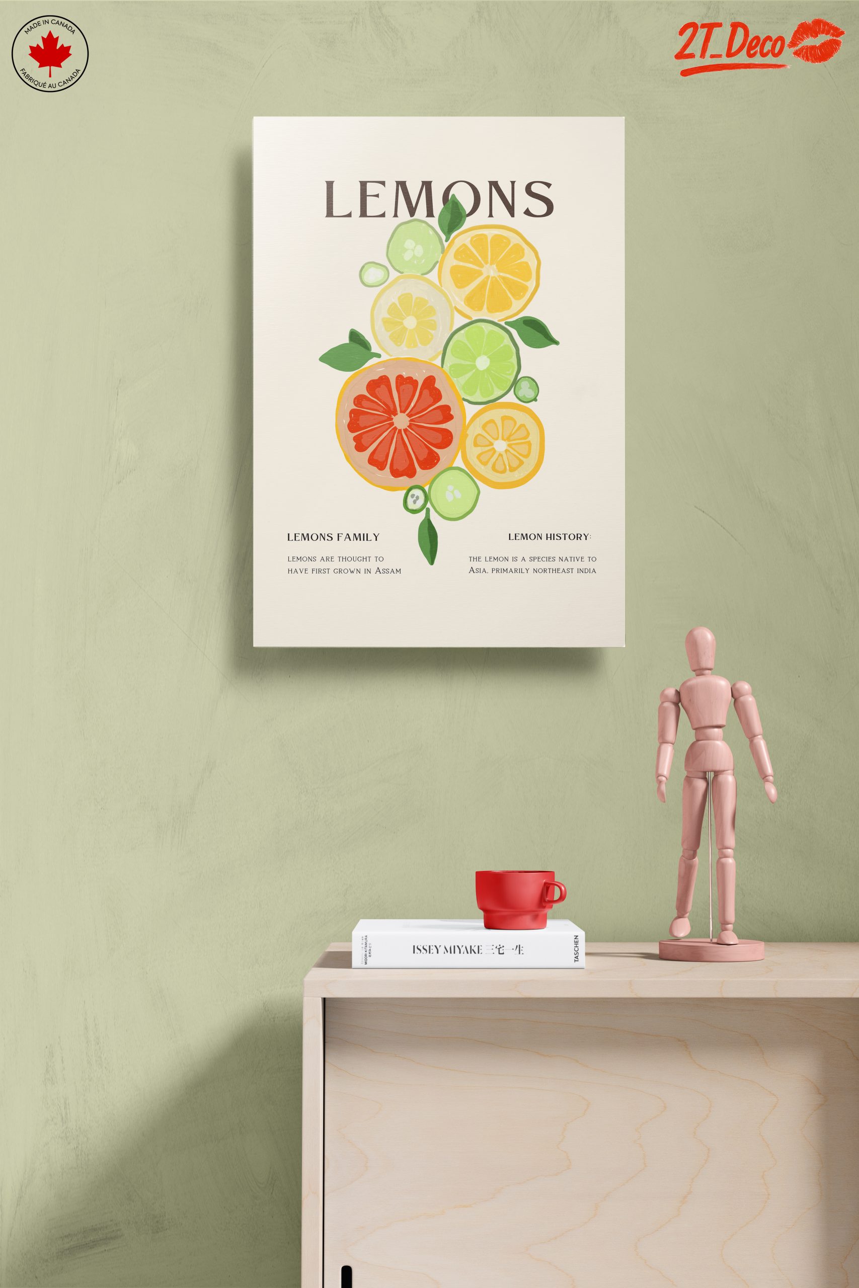 Colorful Abstract Citrus Fruit Art - Image 14