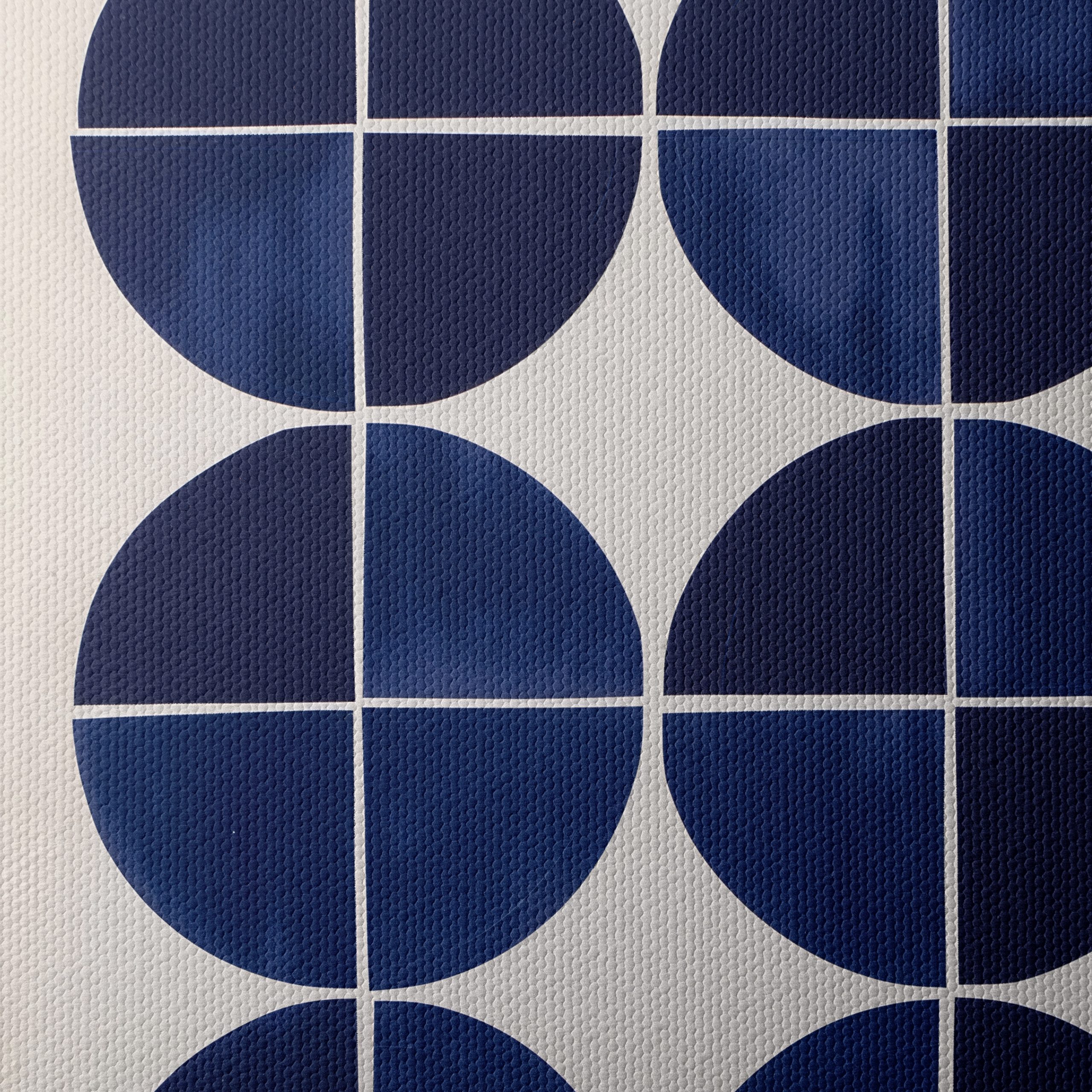 Geometric Blue Abstract Wall Art - Image 4