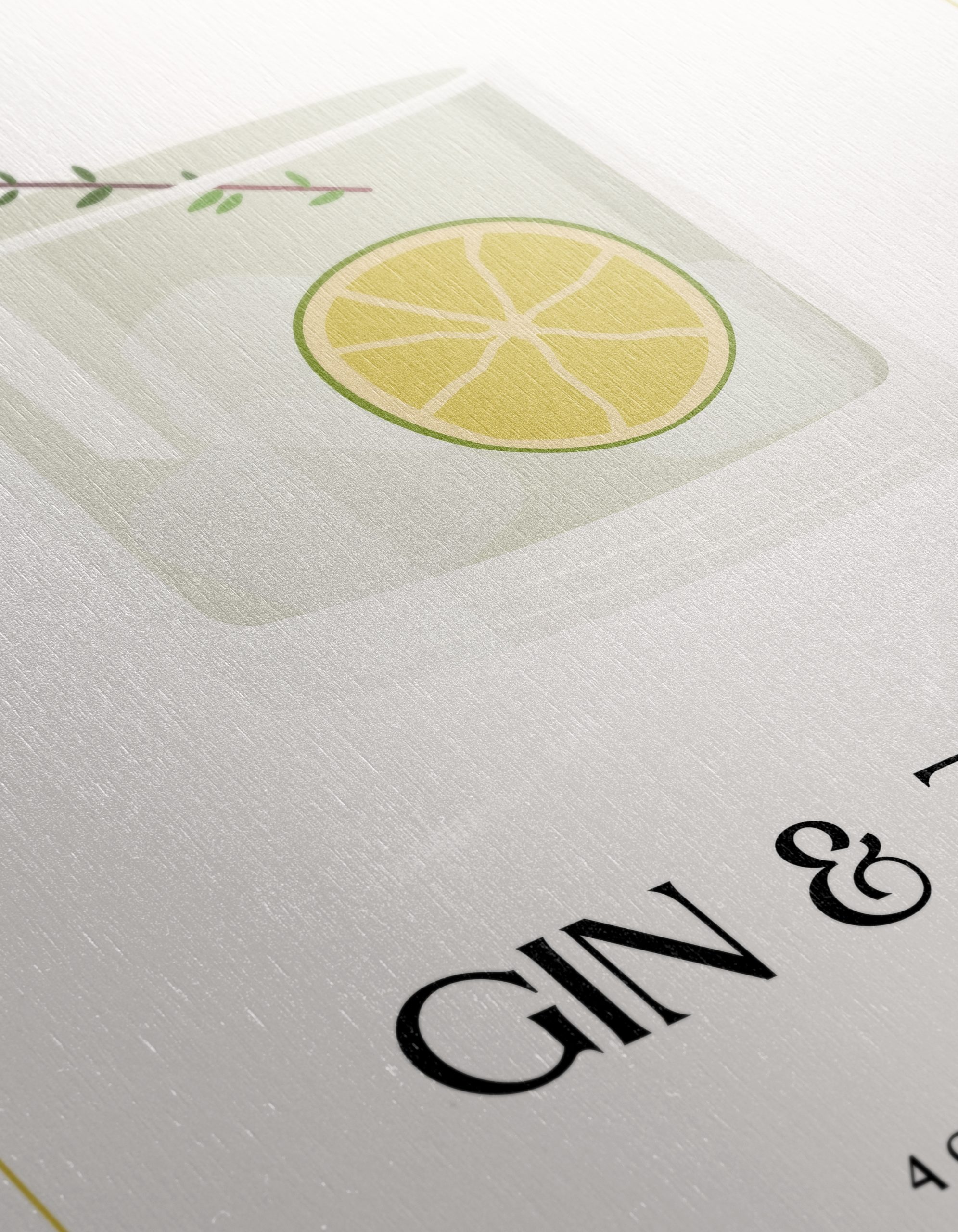 Stylish Cocktail Recipe Art for Home Bar - Image 12