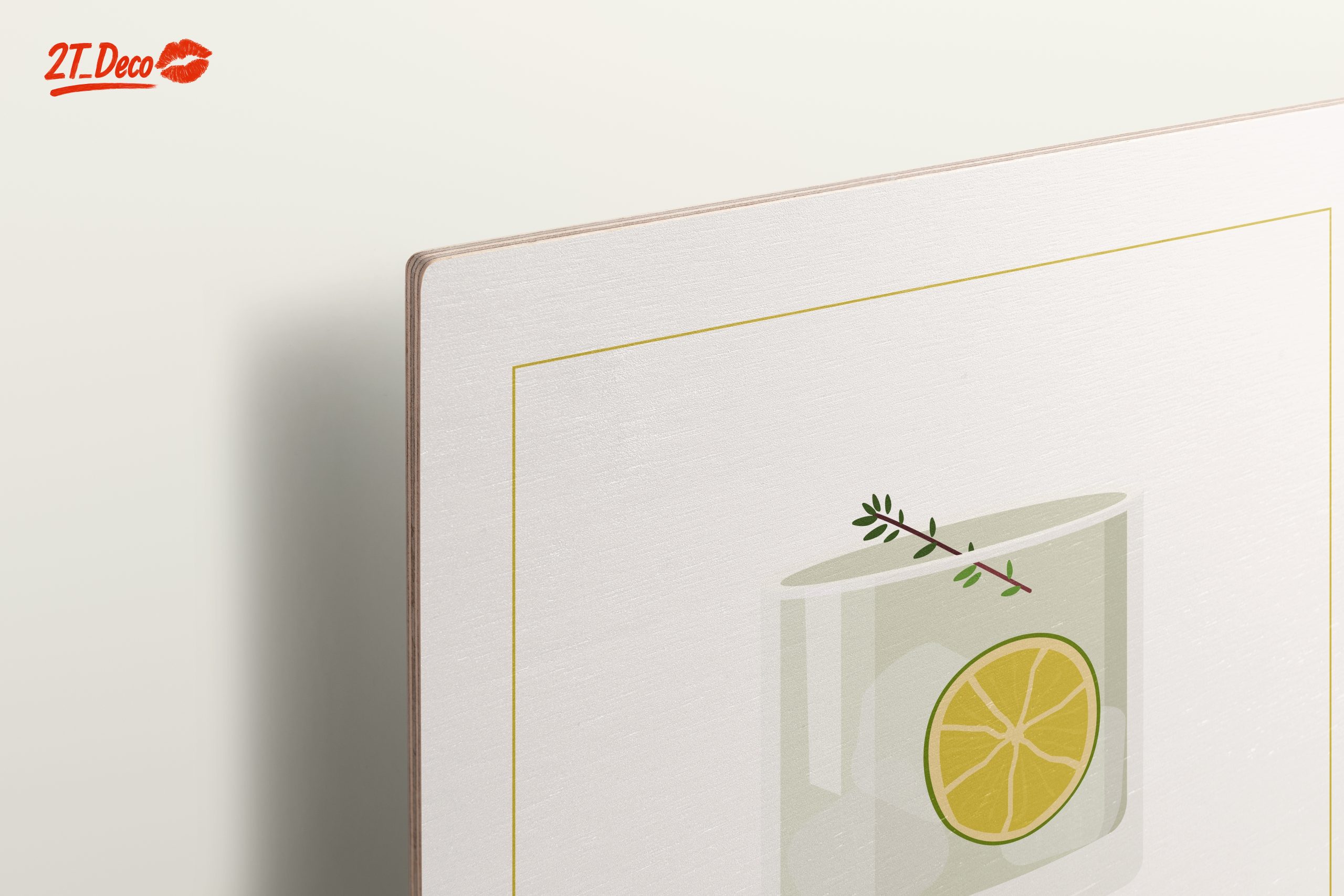 Stylish Cocktail Recipe Art for Home Bar - Image 15