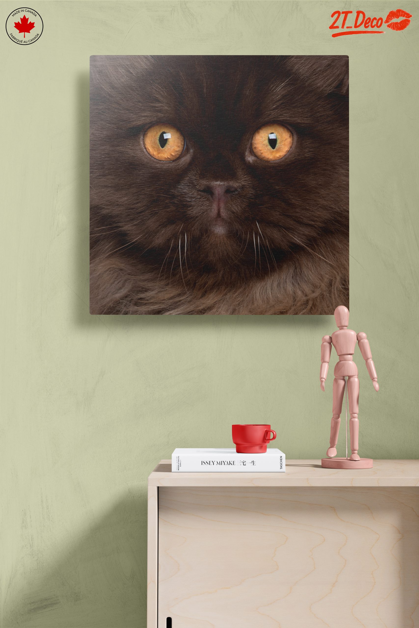 Stunning Cat Portrait with Golden Eyes - Image 14