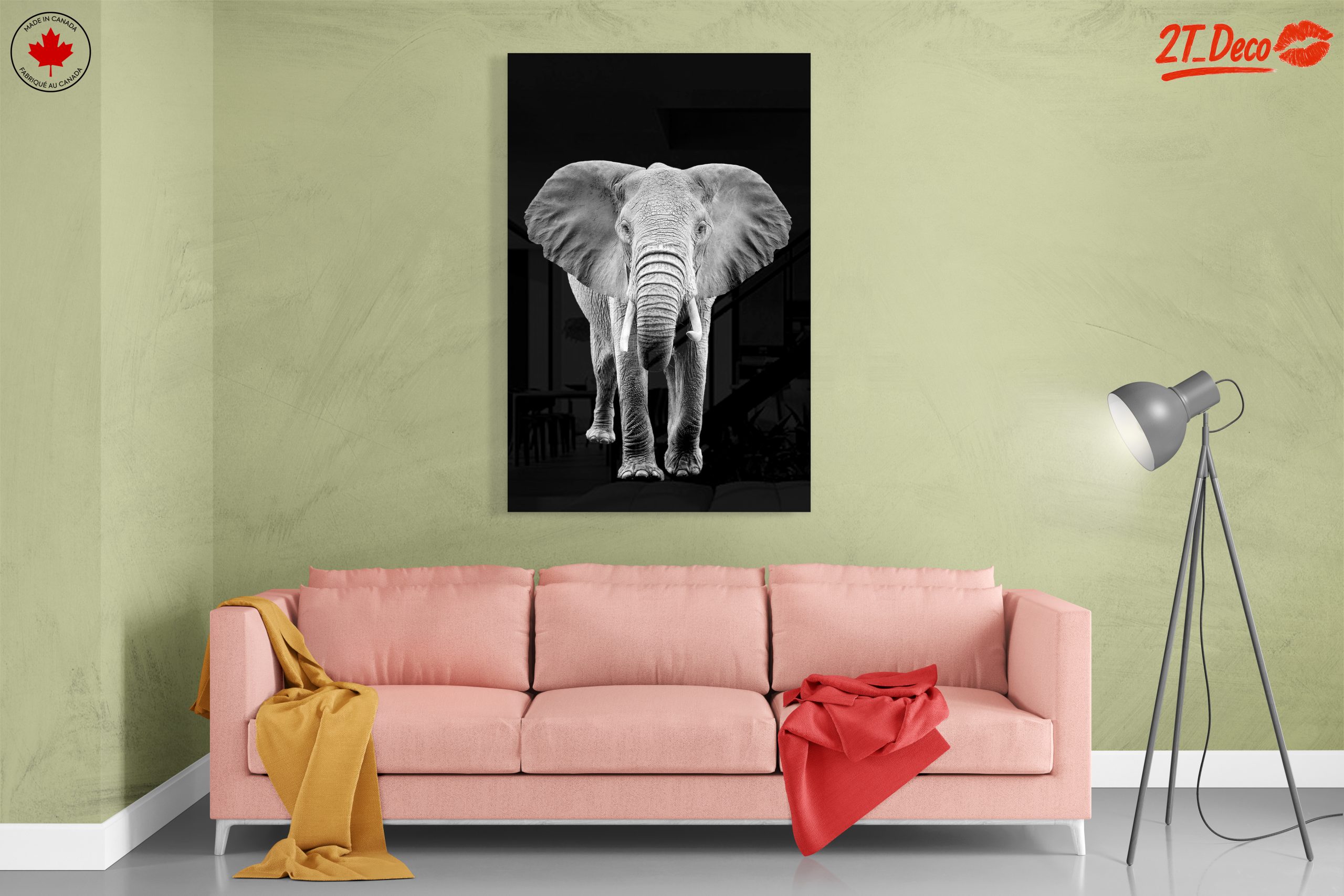 Majestic Black and White Elephant - Image 7