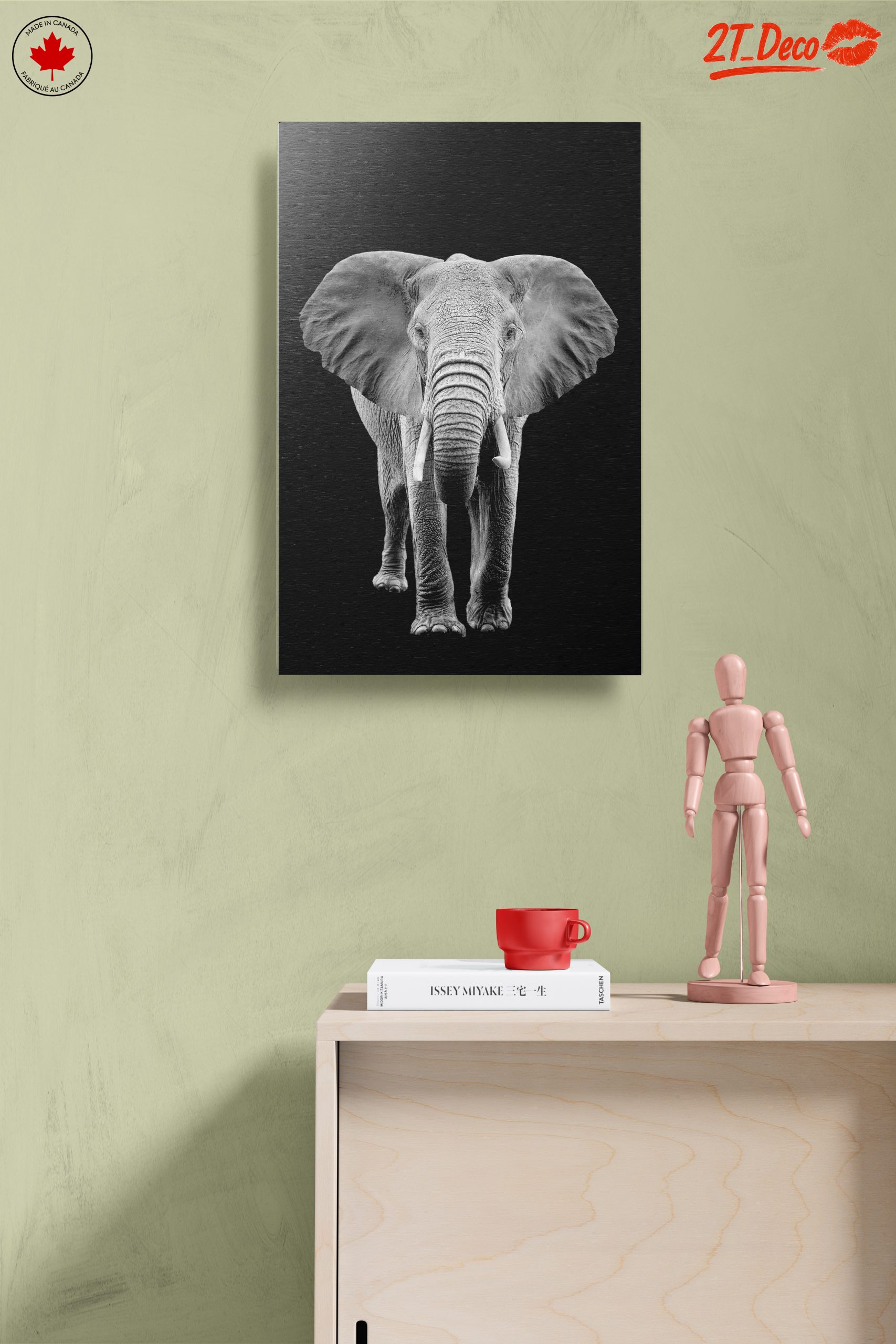 Majestic Black and White Elephant - Image 14