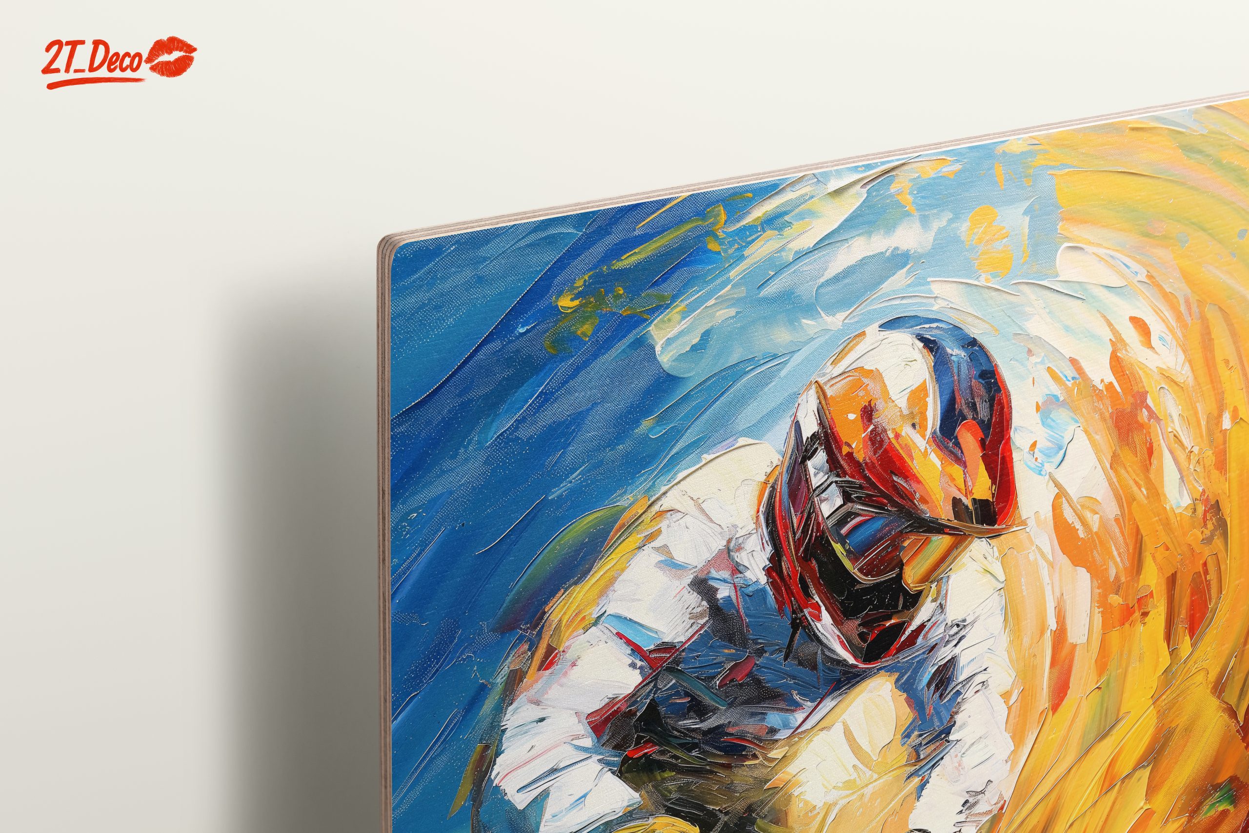 Dynamic Motorsport Athlete in Vivid Colors - Image 15