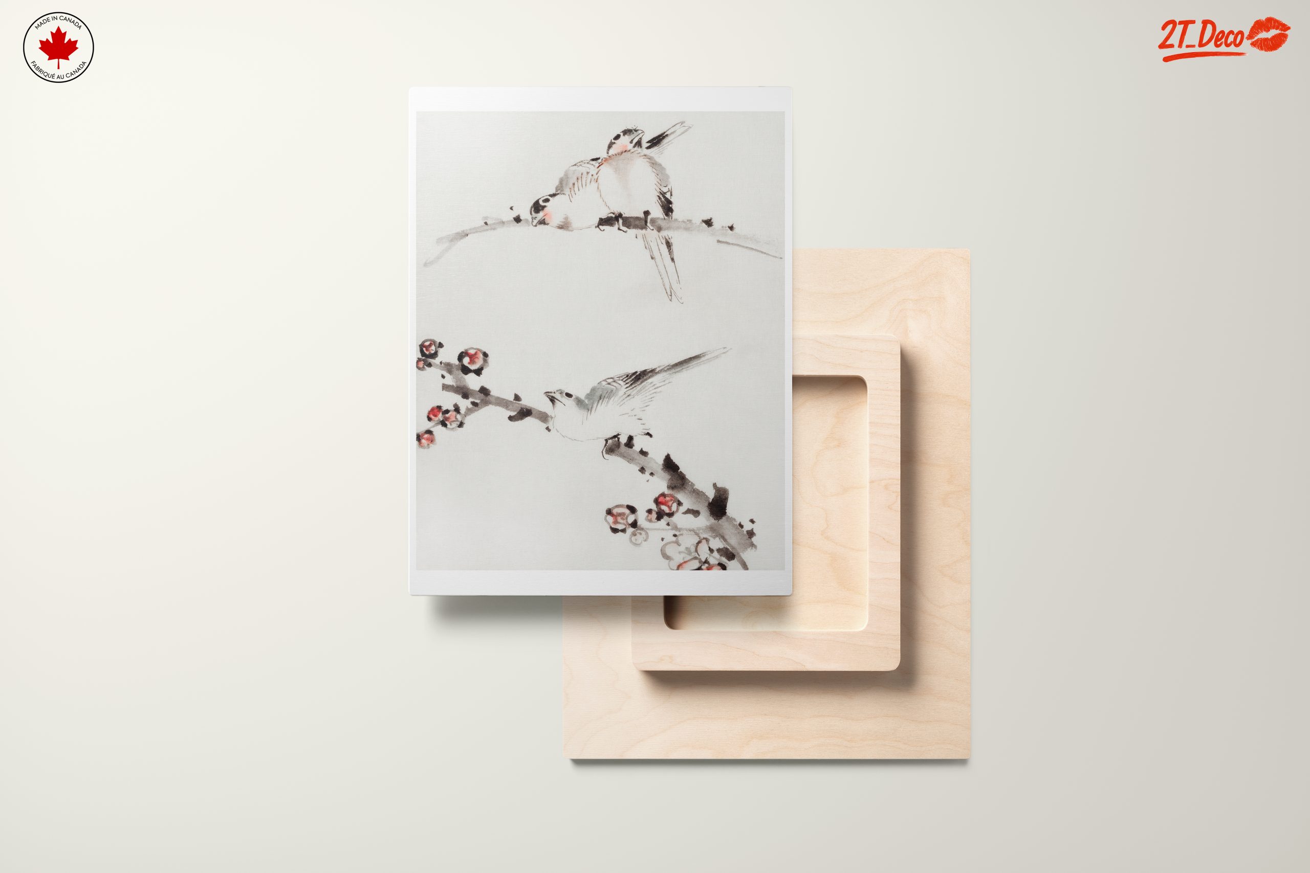 Elegant Bird and Blossom Watercolor Art - Image 11
