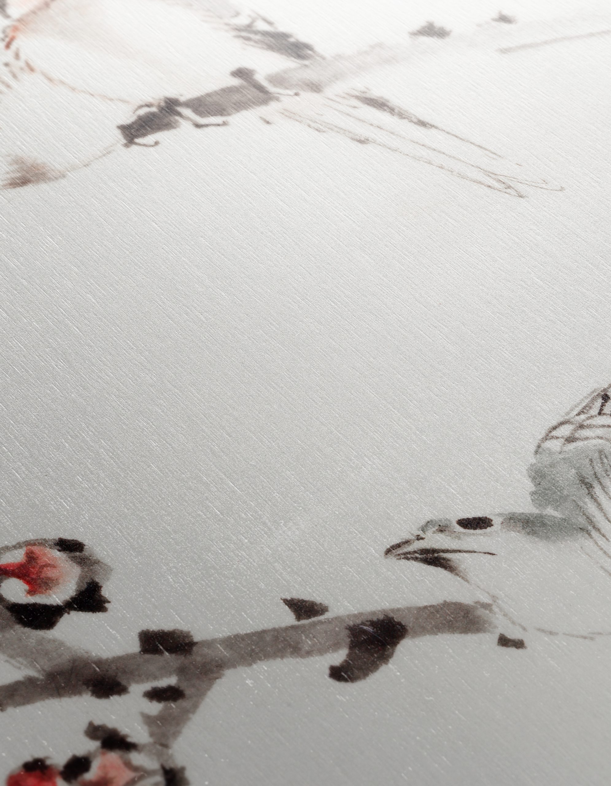 Elegant Bird and Blossom Watercolor Art - Image 12
