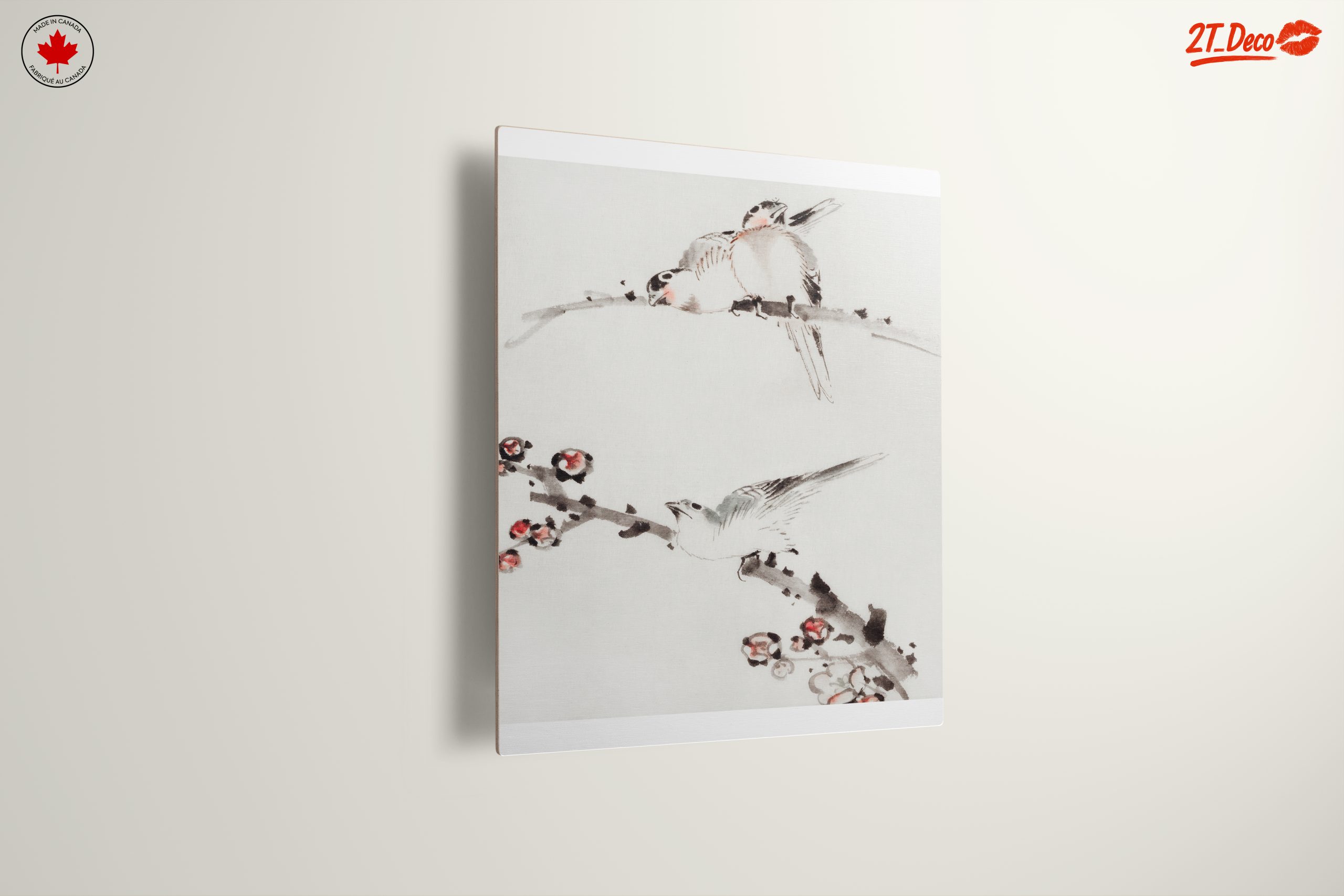 Elegant Bird and Blossom Watercolor Art - Image 13