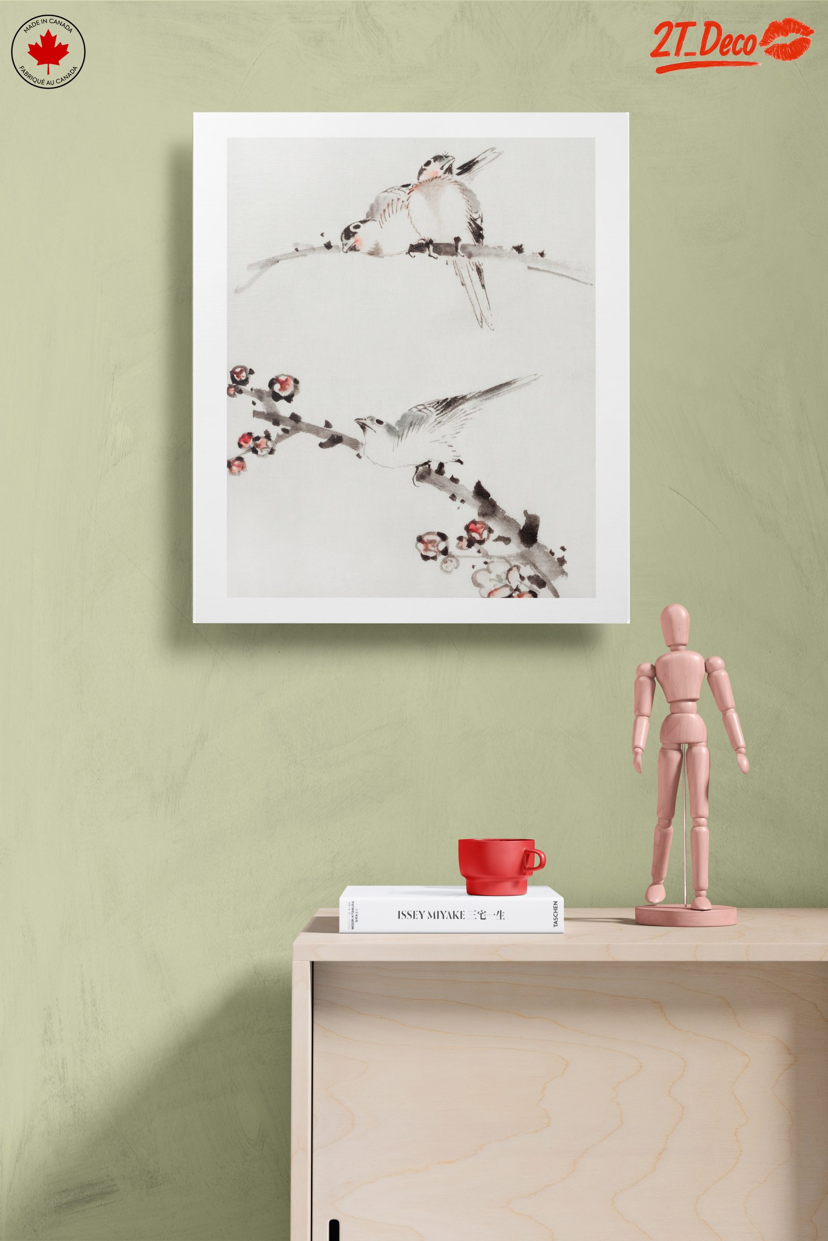 Elegant Bird and Blossom Watercolor Art - Image 14