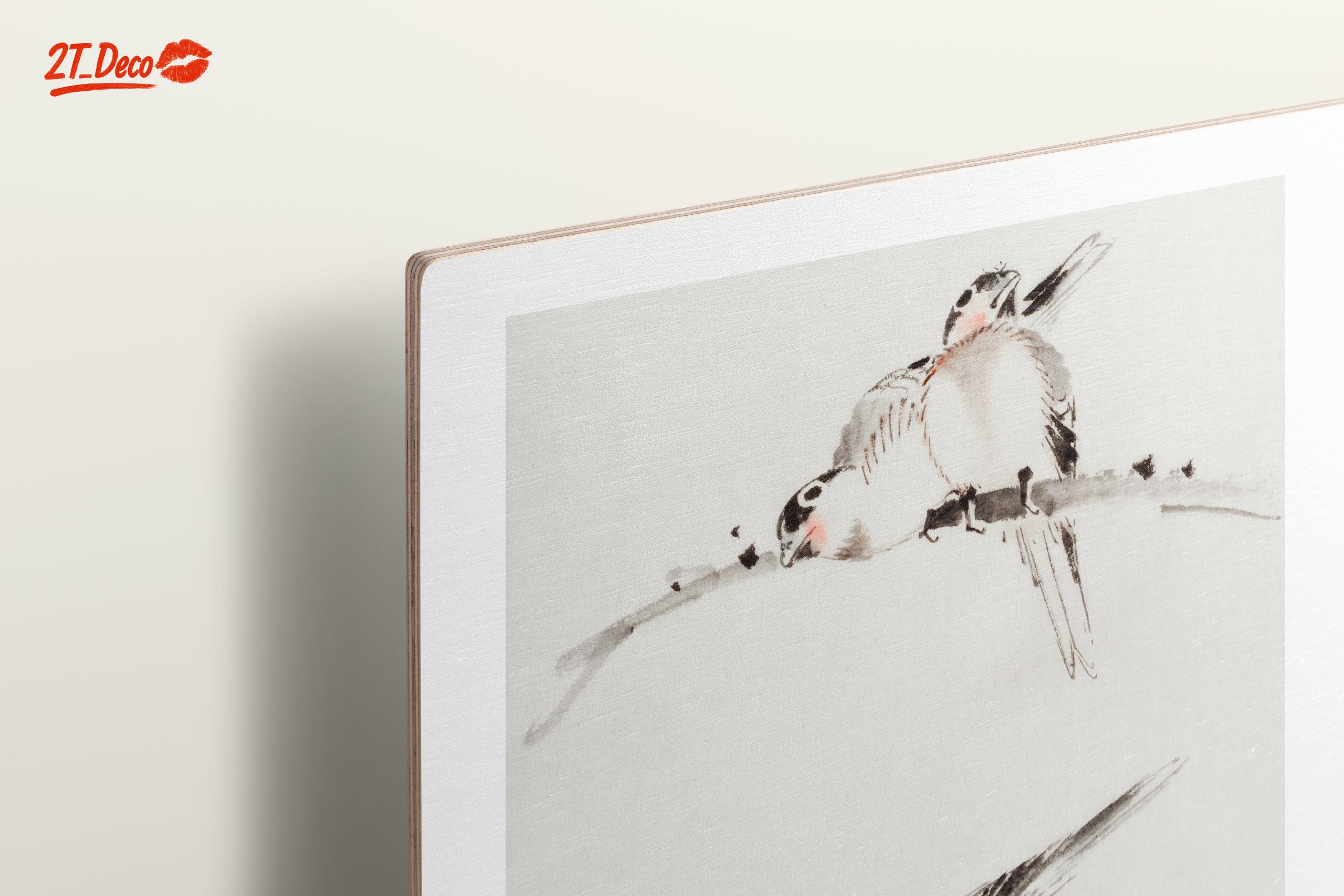 Elegant Bird and Blossom Watercolor Art - Image 15
