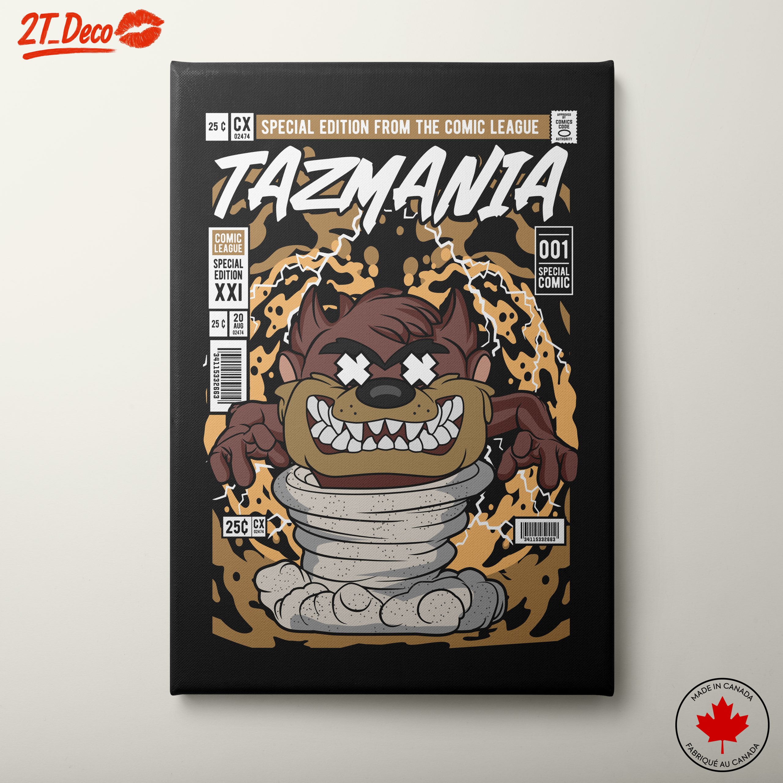 Tazmania Animated Character Artwork