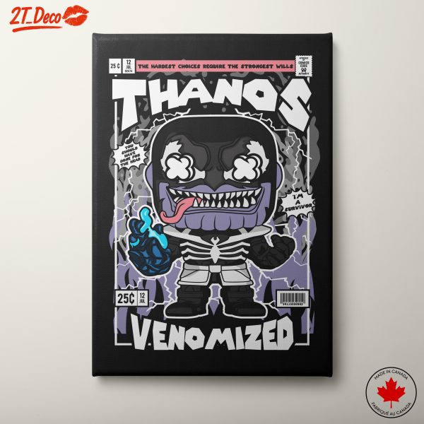 Venomized Thanos Comic Art