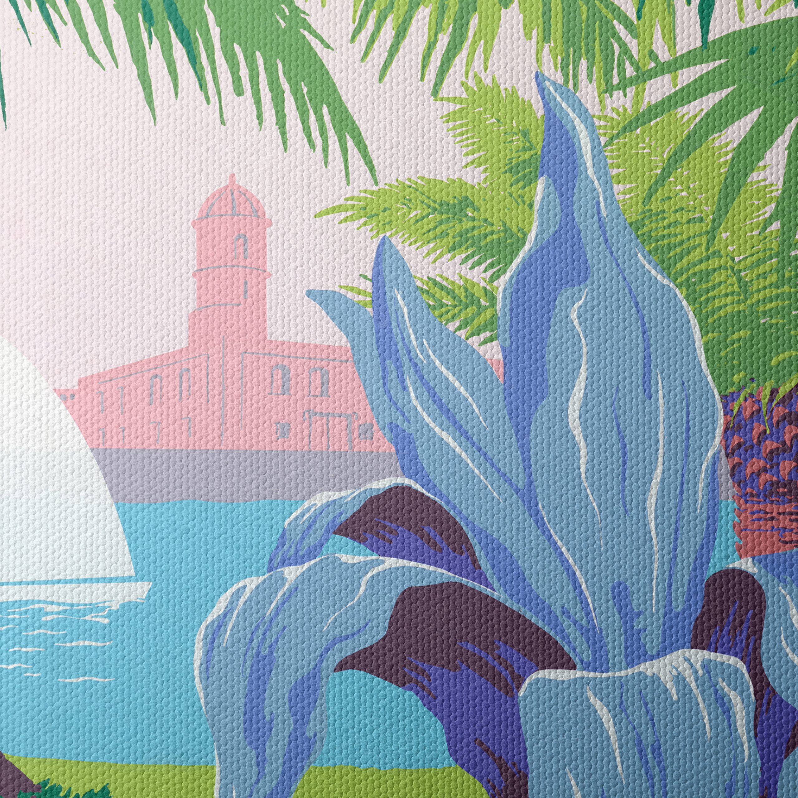 Discover Puerto Rico Vintage Travel Poster - Image 4