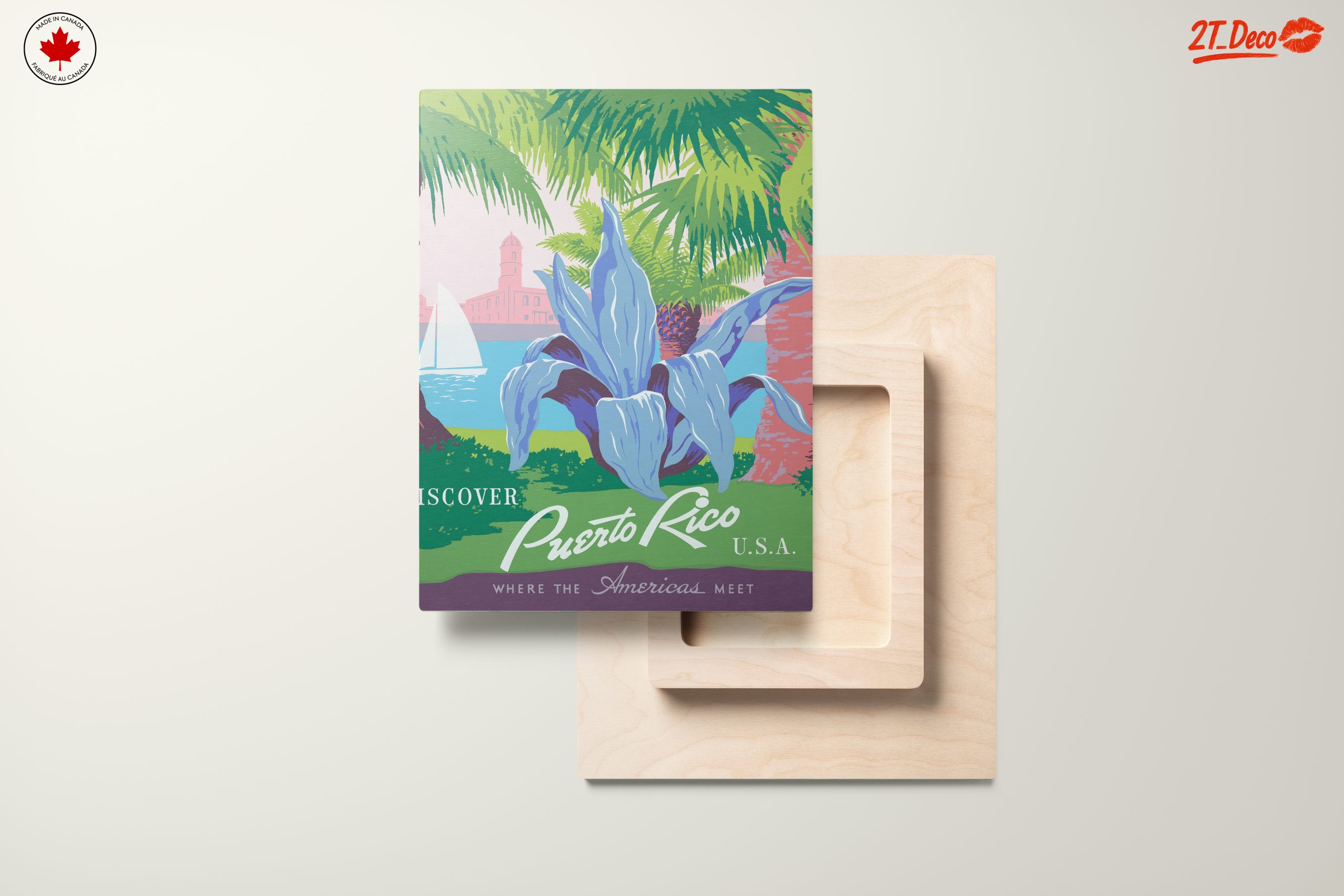 Discover Puerto Rico Vintage Travel Poster - Image 11