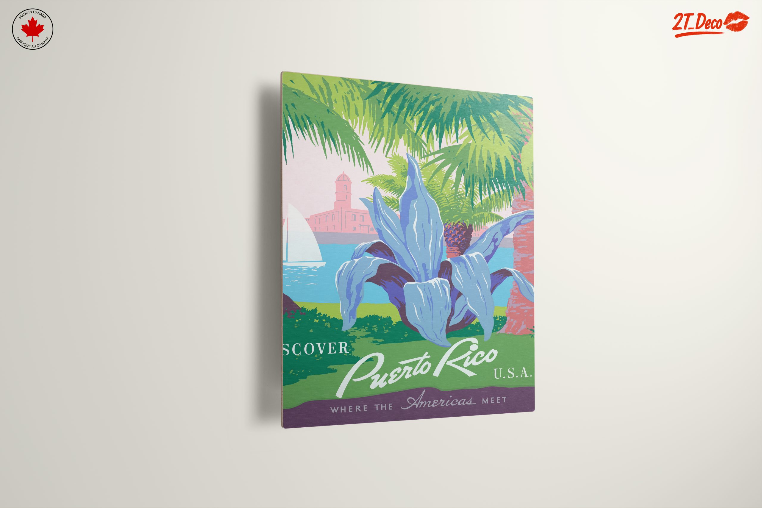 Discover Puerto Rico Vintage Travel Poster - Image 13