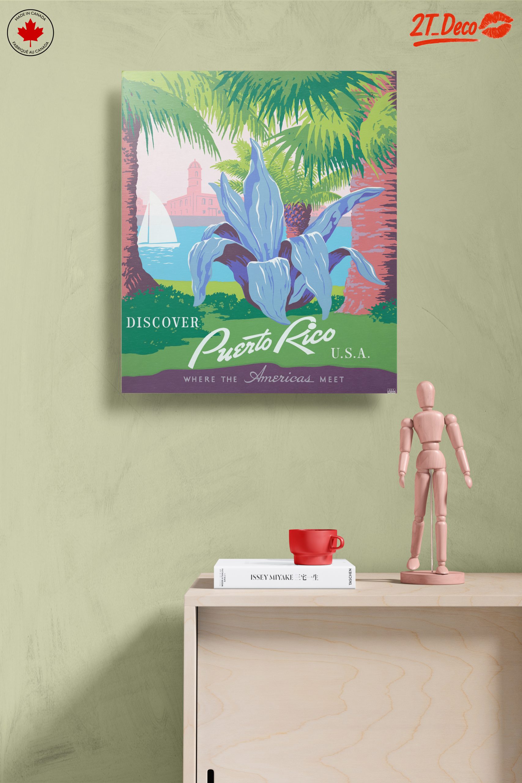 Discover Puerto Rico Vintage Travel Poster - Image 14