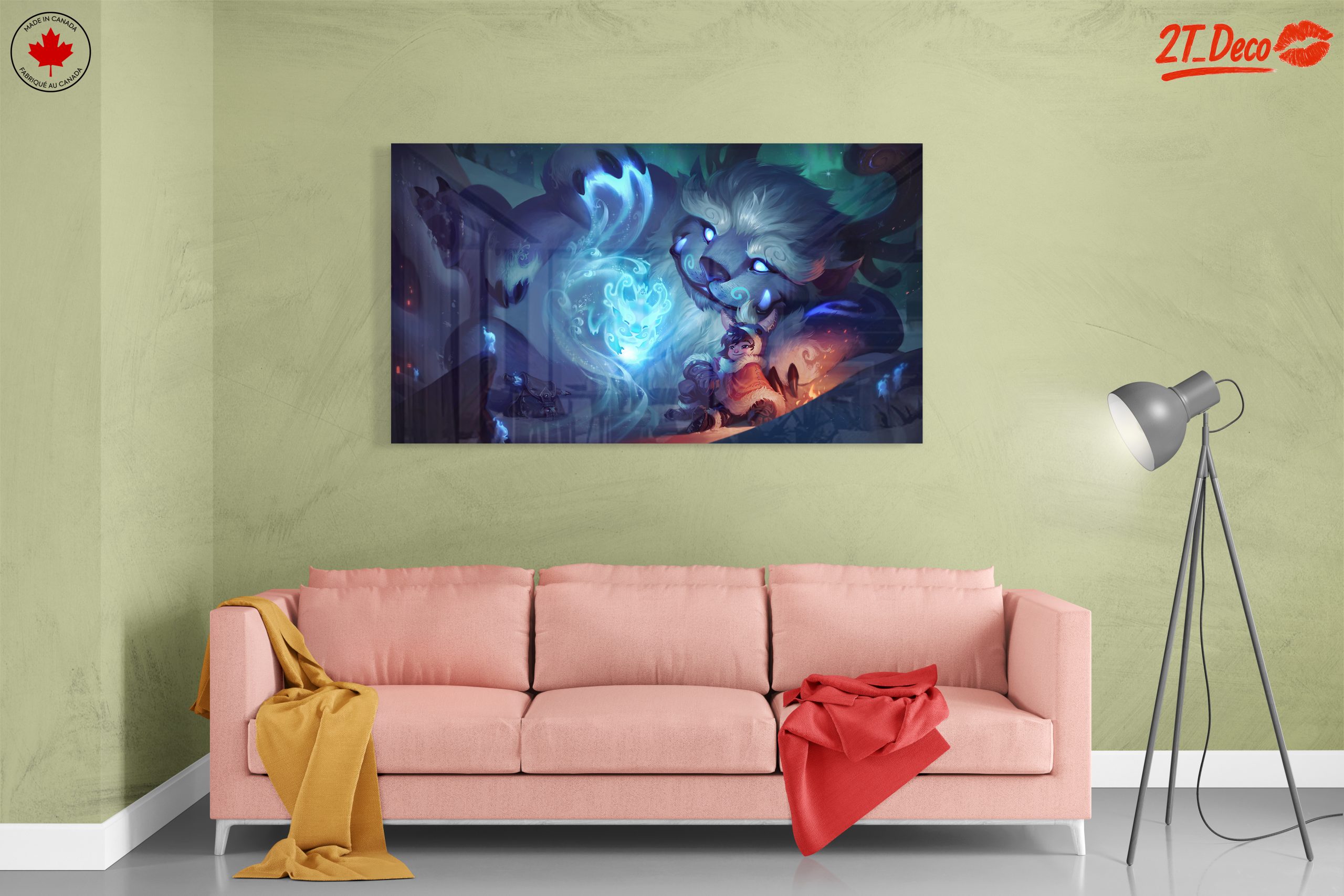 Fantasy Creature and Child in Snowy Landscape - Image 7