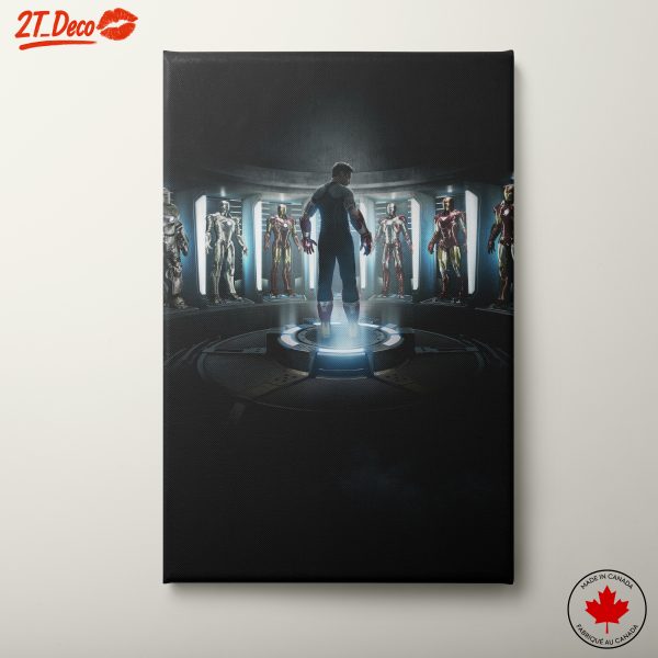 Iron Man in the Suit Room