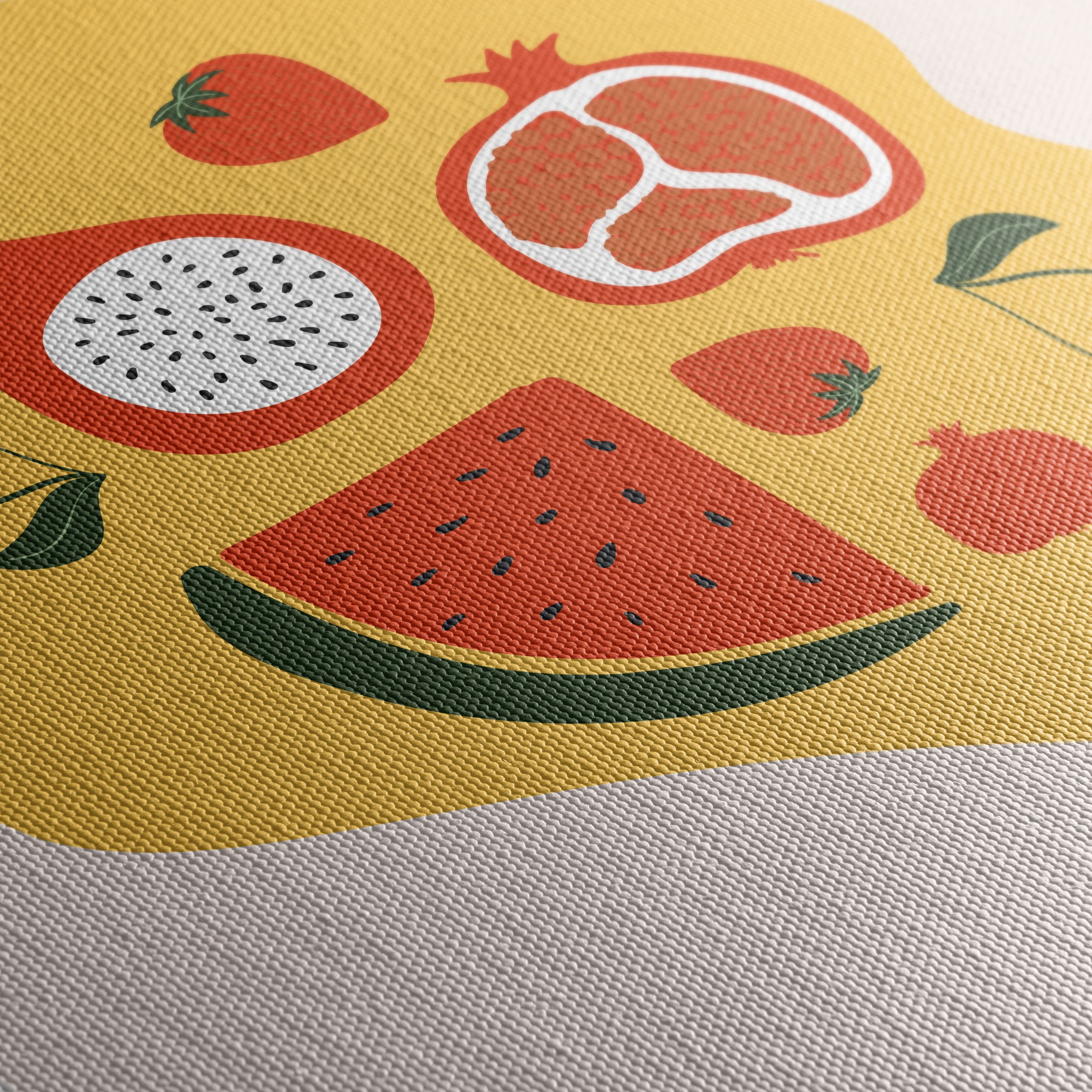 Stylized Abstract Fruit Art - Image 5