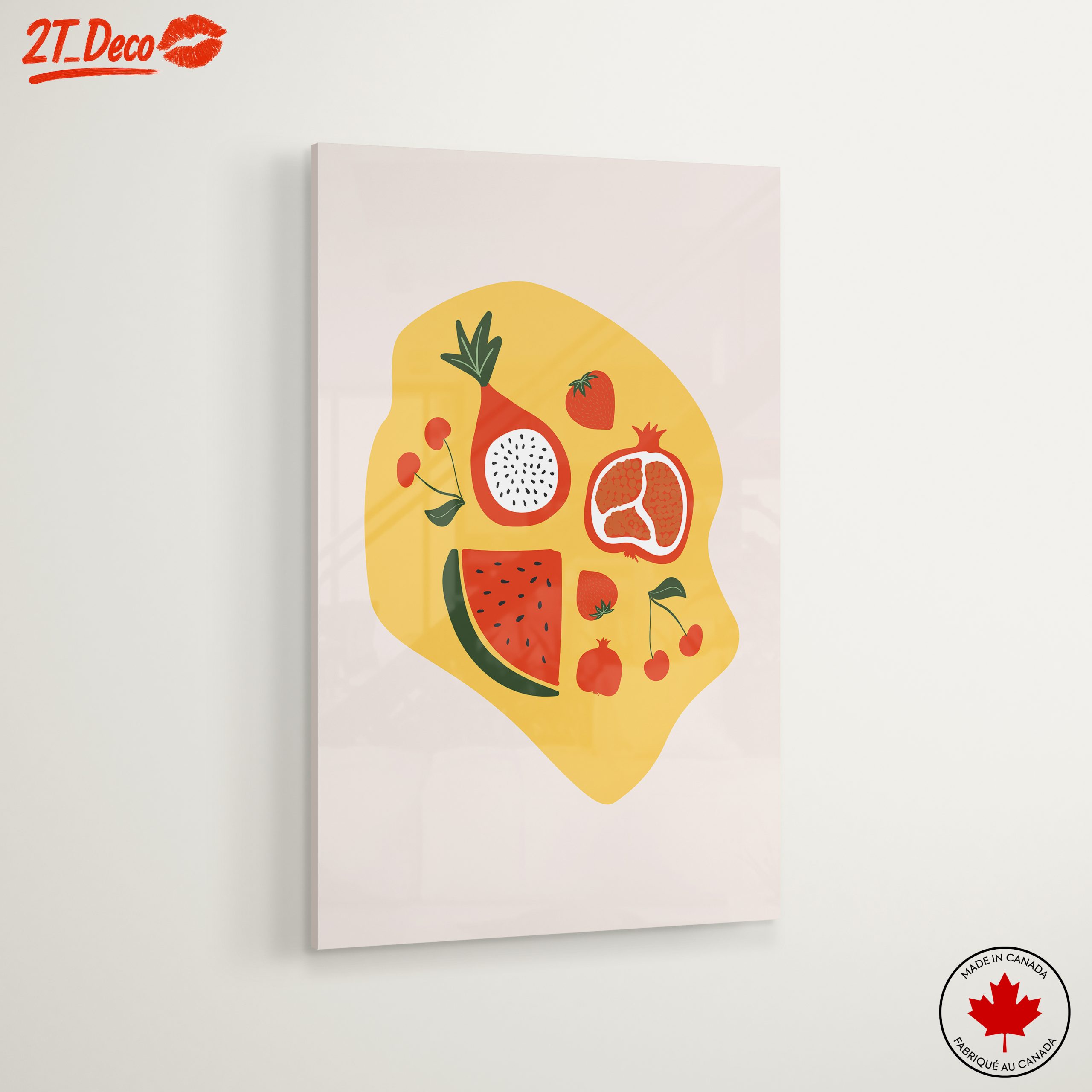 Stylized Abstract Fruit Art - Image 6