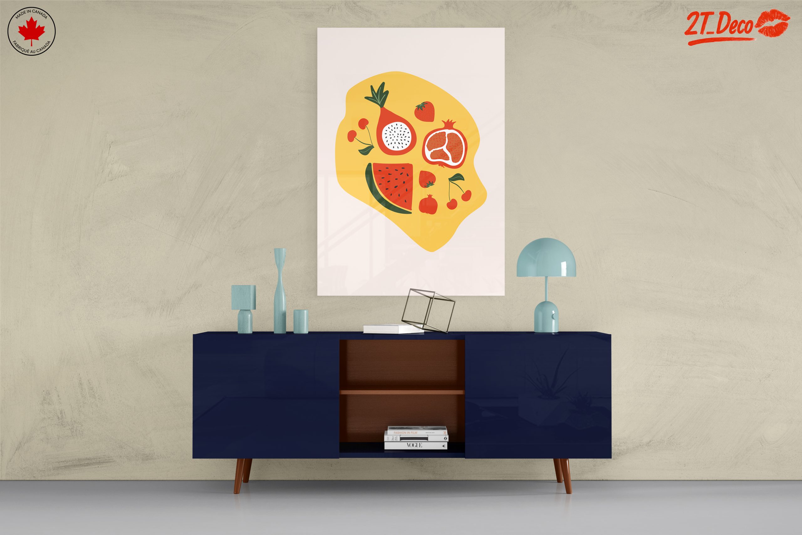 Stylized Abstract Fruit Art - Image 8