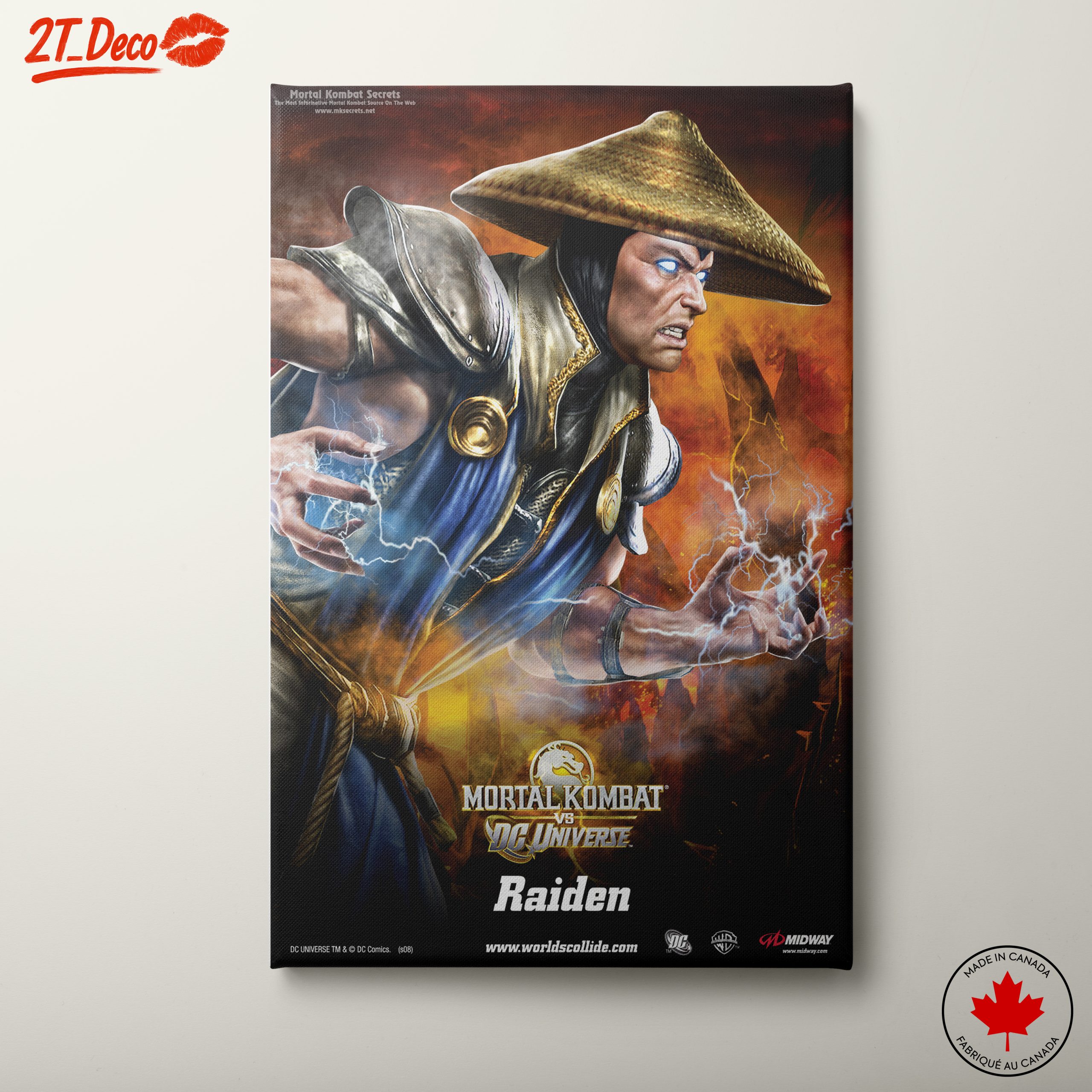 Raiden from Mortal Kombat Art