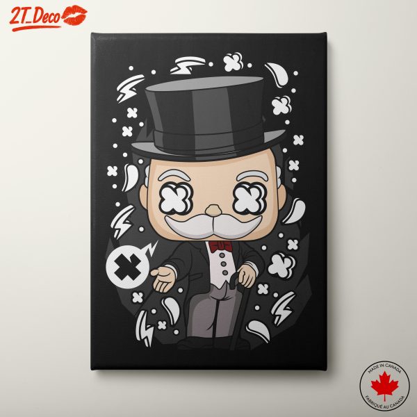 Cartoon Character with Hat and Fun Elements